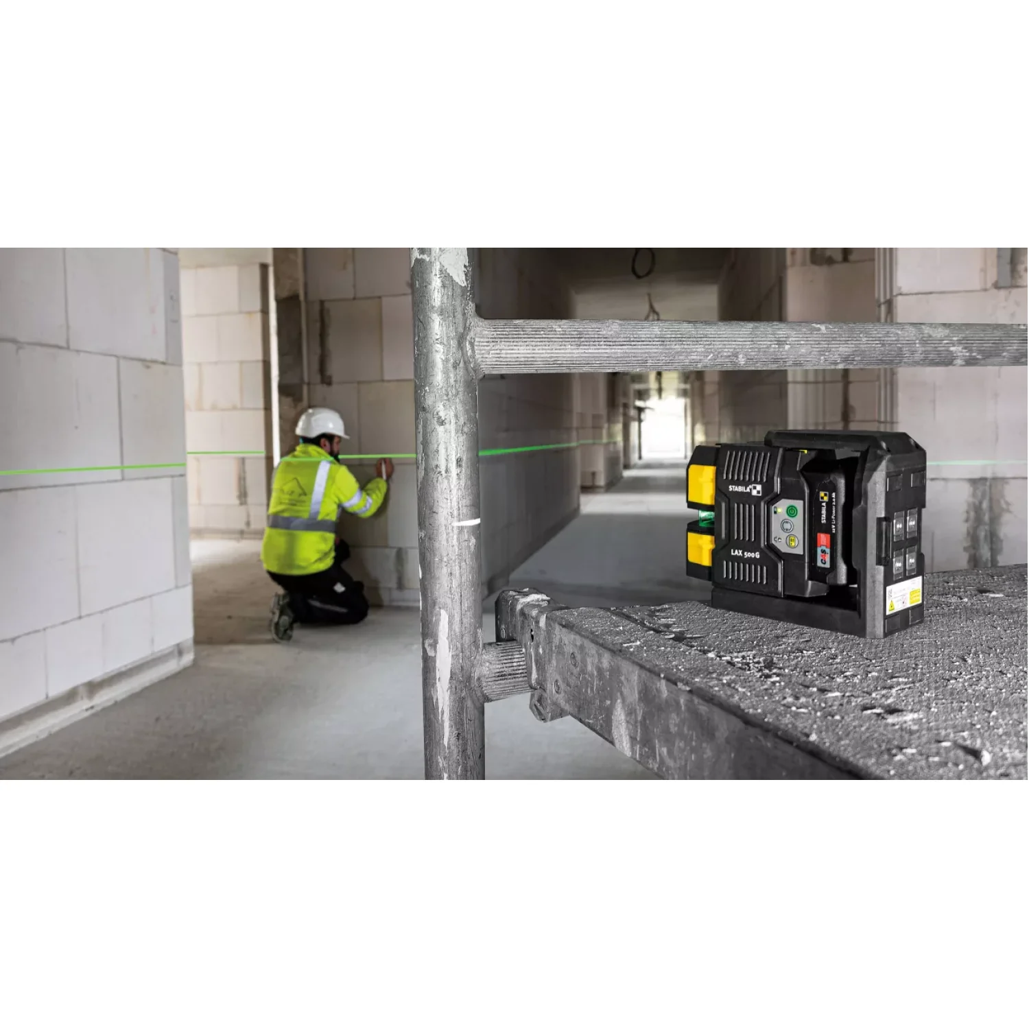 Stabila 03510 Cross-line laser LAX 500 G, 12 V system, 5-piece set, without rechargeable battery and charger - Image 12