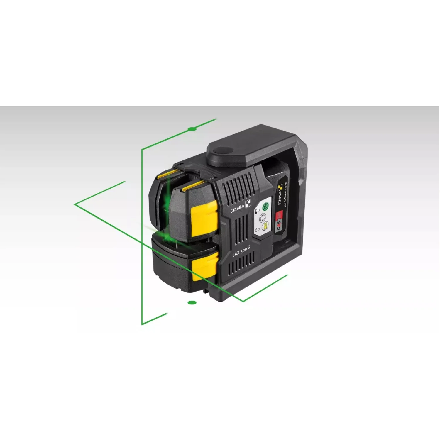 Stabila 03510 Cross-line laser LAX 500 G, 12 V system, 5-piece set, without rechargeable battery and charger - Image 4