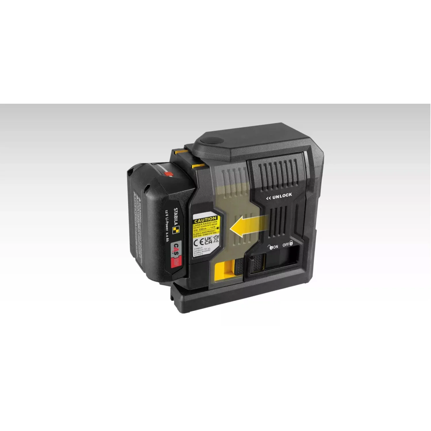 Stabila 03510 Cross-line laser LAX 500 G, 12 V system, 5-piece set, without rechargeable battery and charger - Image 7