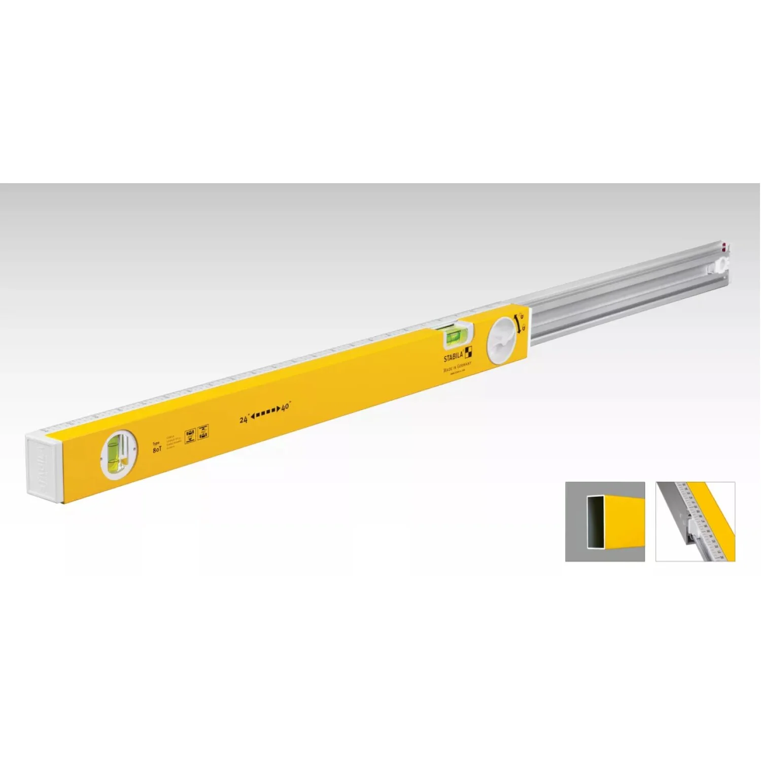 Stabila 29441 Type 80T Extendable levels 24" - 40" - Image 5