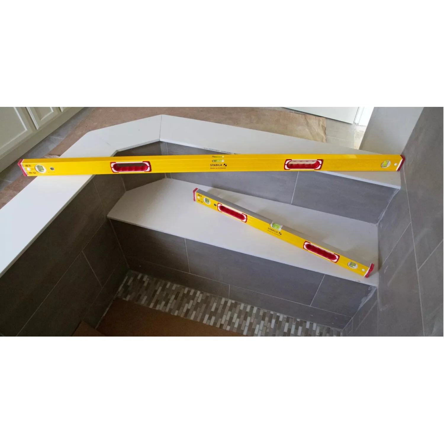 Stabila 37832 Spirit levels, Type 196 Tiler Set 58" and 32" - Image 3
