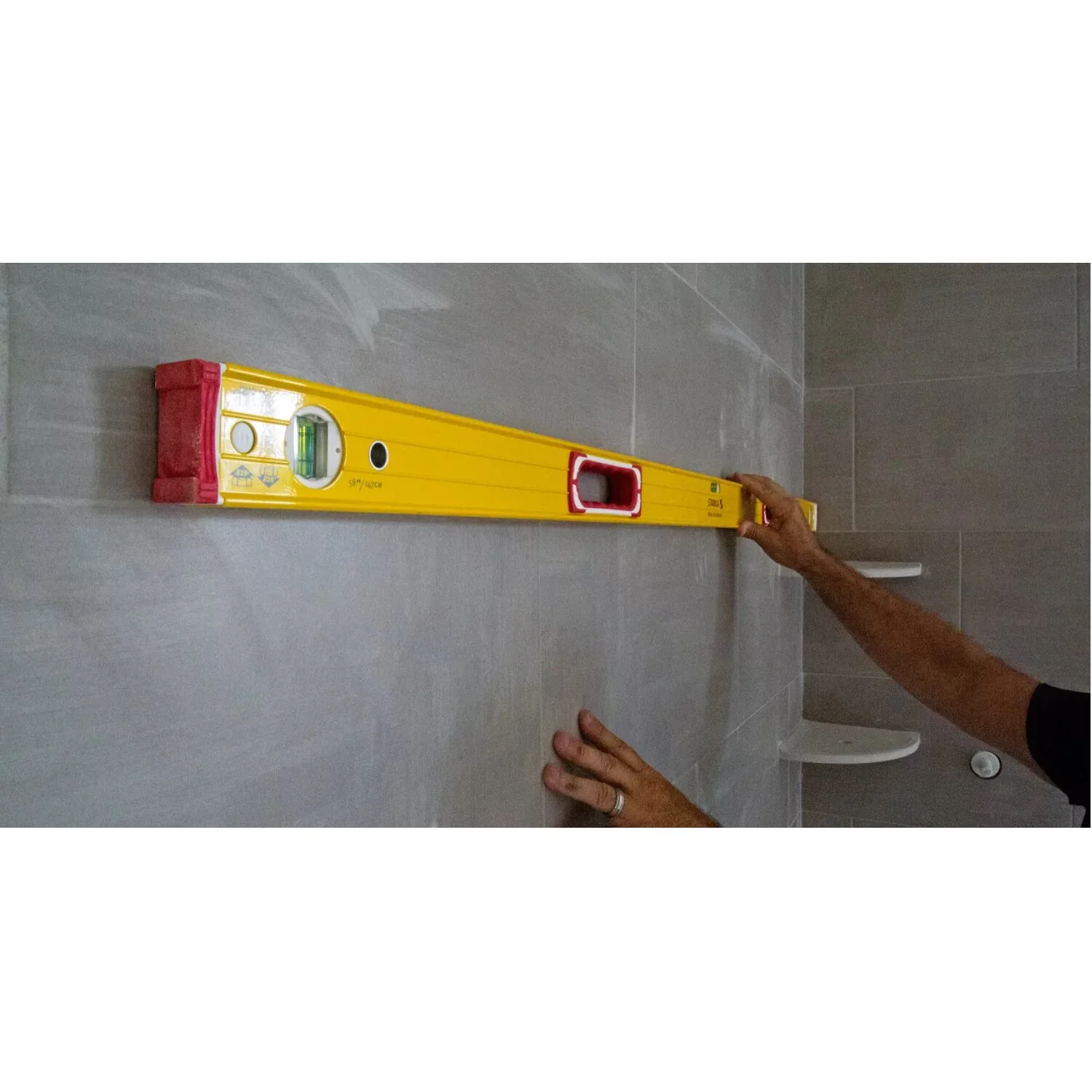 Stabila 37832 Spirit levels, Type 196 Tiler Set 58" and 32" - Image 6