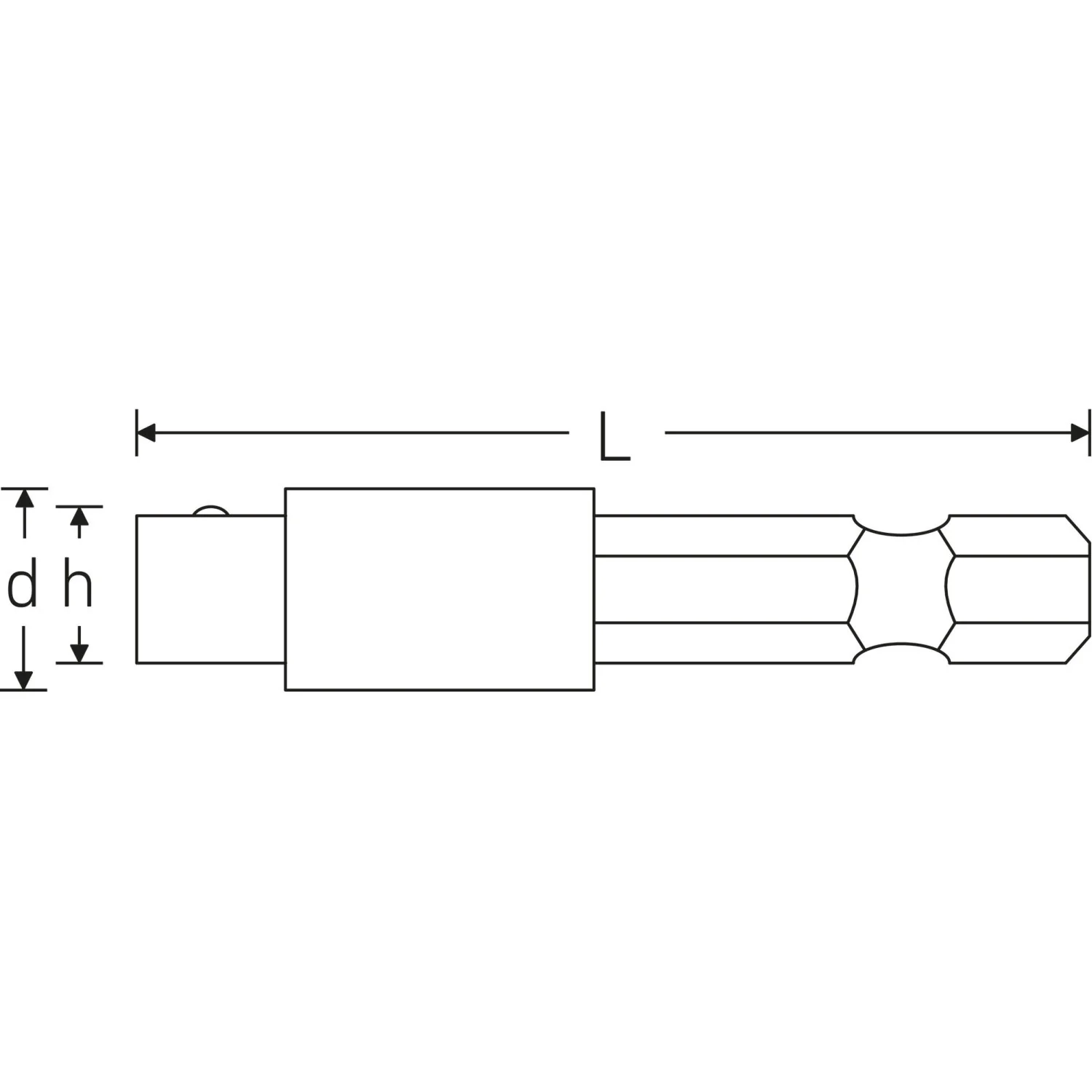 Stahlwille 31180000 Bit-Connector, Machine Operated - Image 2