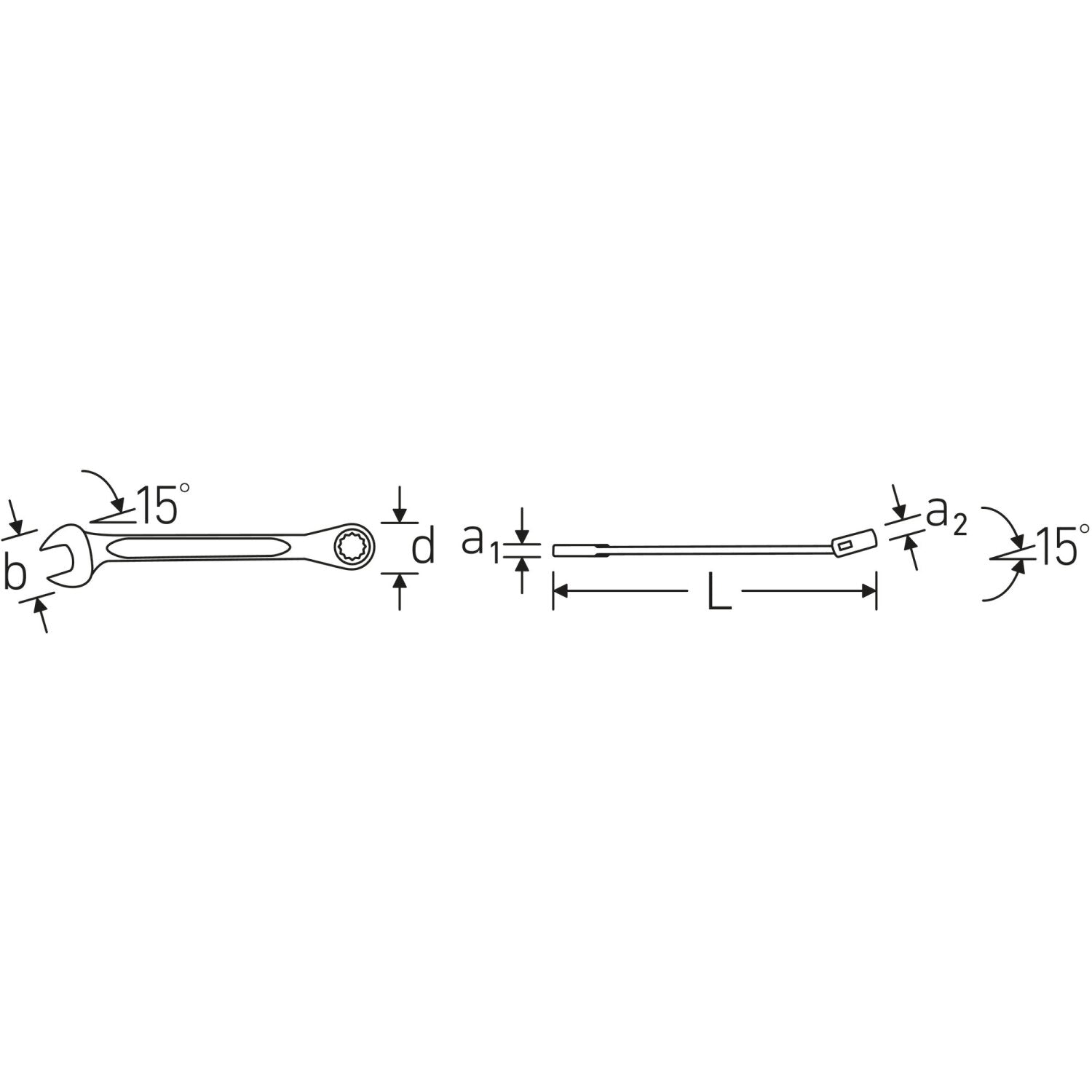 Stahlwille 41474242 Combination Ratcheting wrench - Image 3