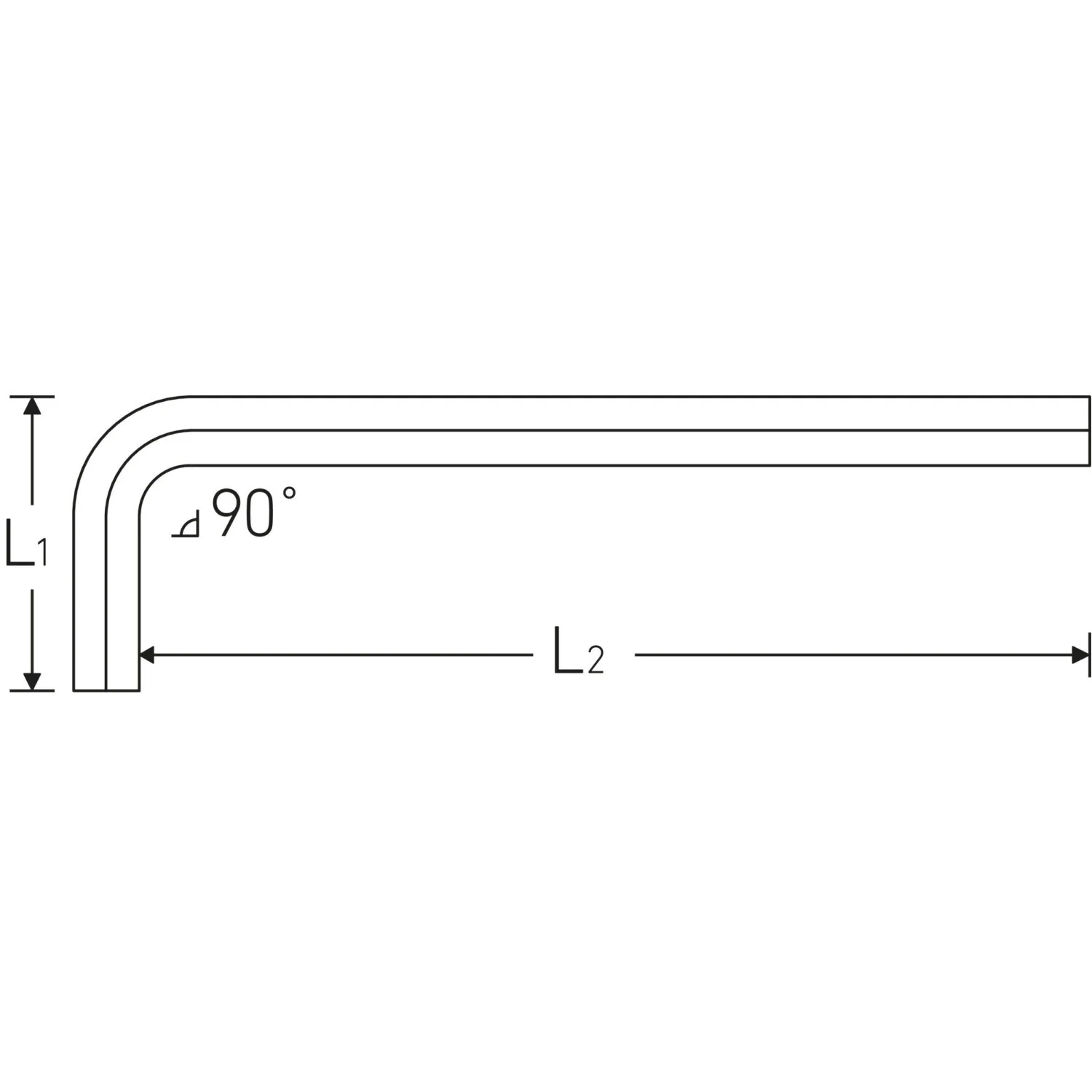 Stahlwille 43213004 Hexagon Key Wrench, 4 mm - Image 2