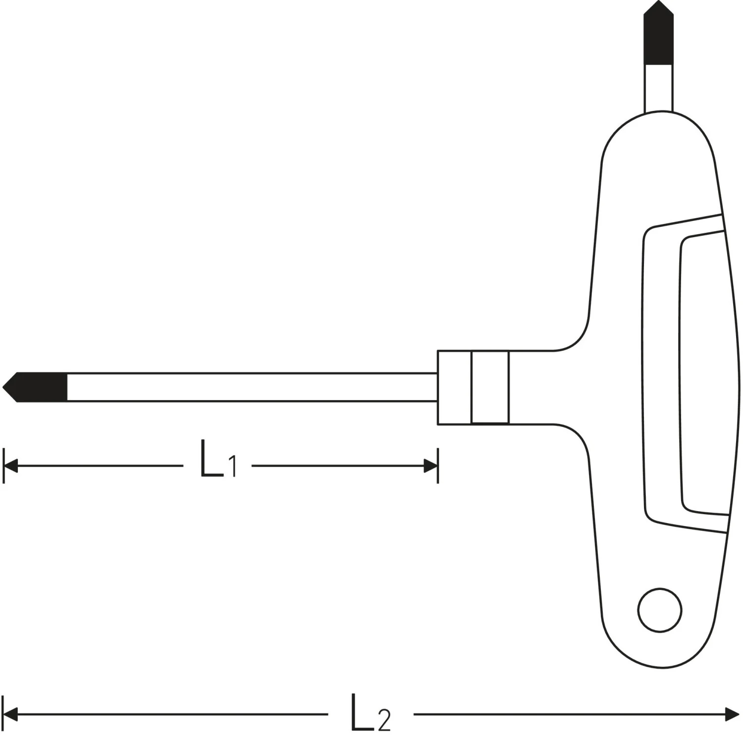 Stahlwille 43293025 TORX T-Screwdriver For Screws With TORX Internal Profile, T25 - Image 3