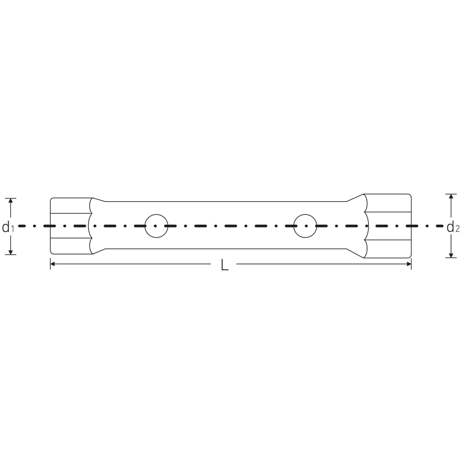 Stahlwille 43332428 Tubular box wrench - Image 2
