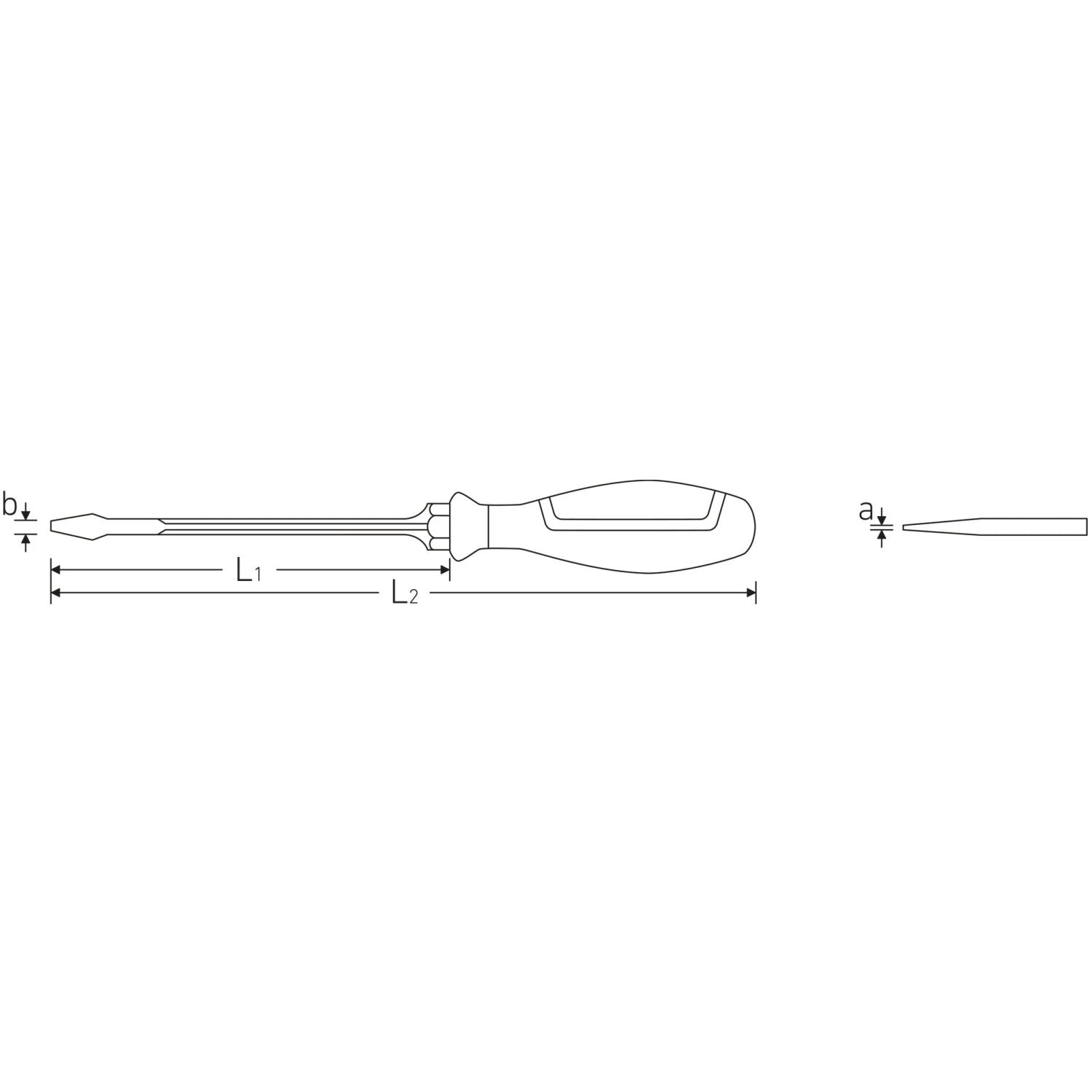 Stahlwille 46223540 Slotted screwdriver Drall+ - Image 2