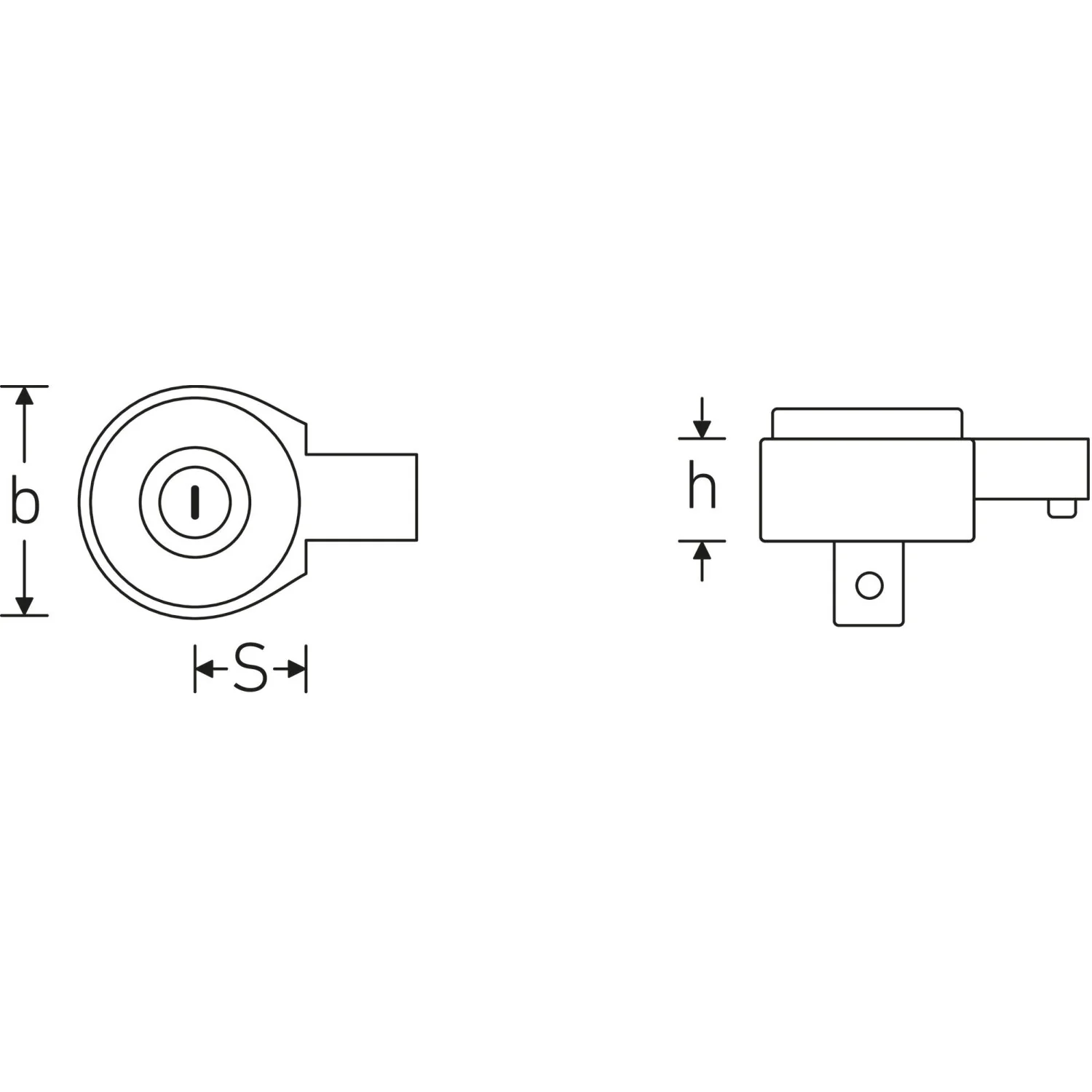 Stahlwille 58250004 Fine-tooth ratchet insert adapter - Image 2