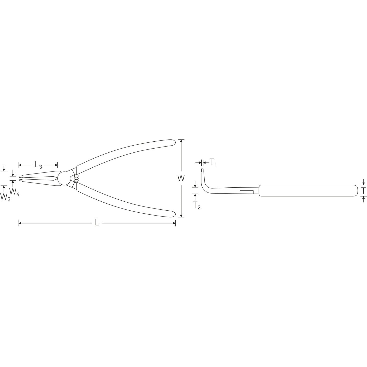 Stahlwille 65466141 Circlip pliers for external circlips - Image 3