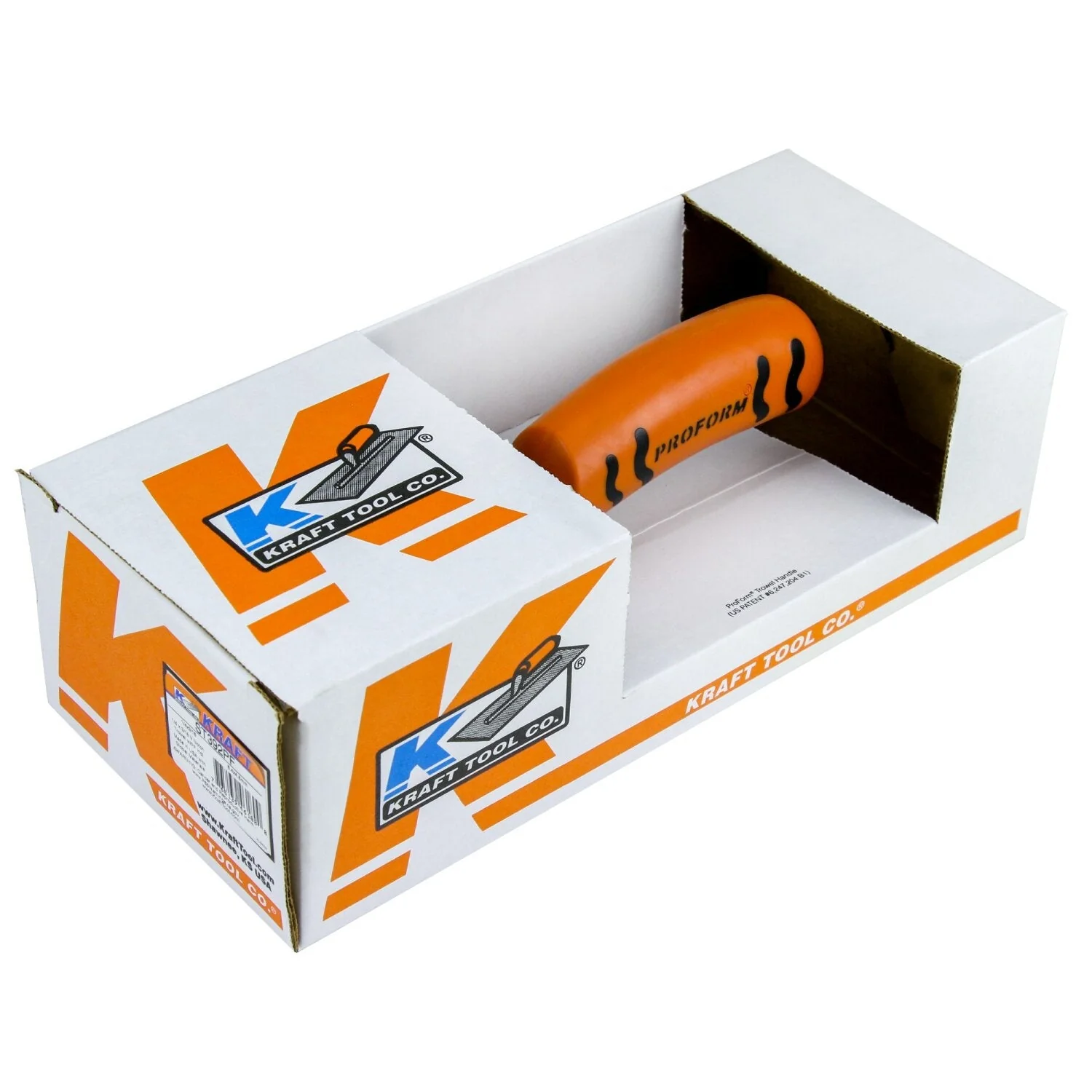 Superior Tile Cutter ST394PF 1/4" x 1/4" x 1/4" Square-Notch Midget Trowel with ProForm Handle - Image 4