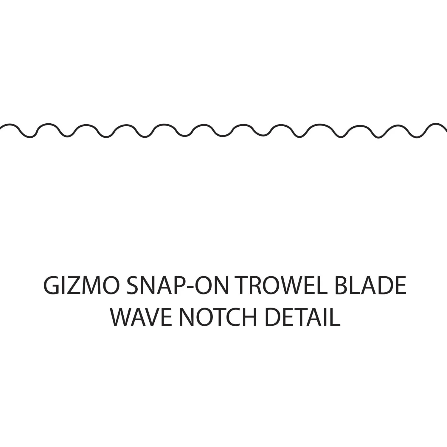 Superior Tile Cutter ST430 Gizmo Snap-On Trowel - 25° Wave Notch (10 Pack) - Image 4