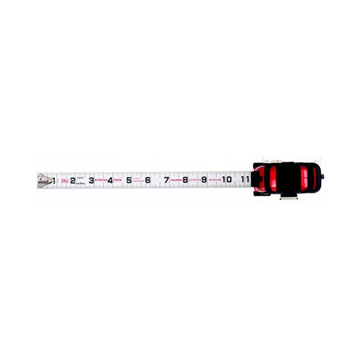 Tajima Tools GS-C25BW GS-Lock Measuring Tape with Compatible Clip, 25 ft x 1 in - Image 3