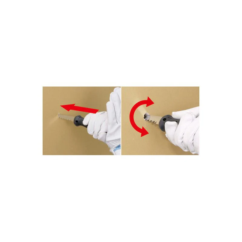 Tajima Tools GT165JS GT Jab Saw Reinforced Jab Saw With Twin Rows of Razor-Sharp Cutting Teeth - Image 2