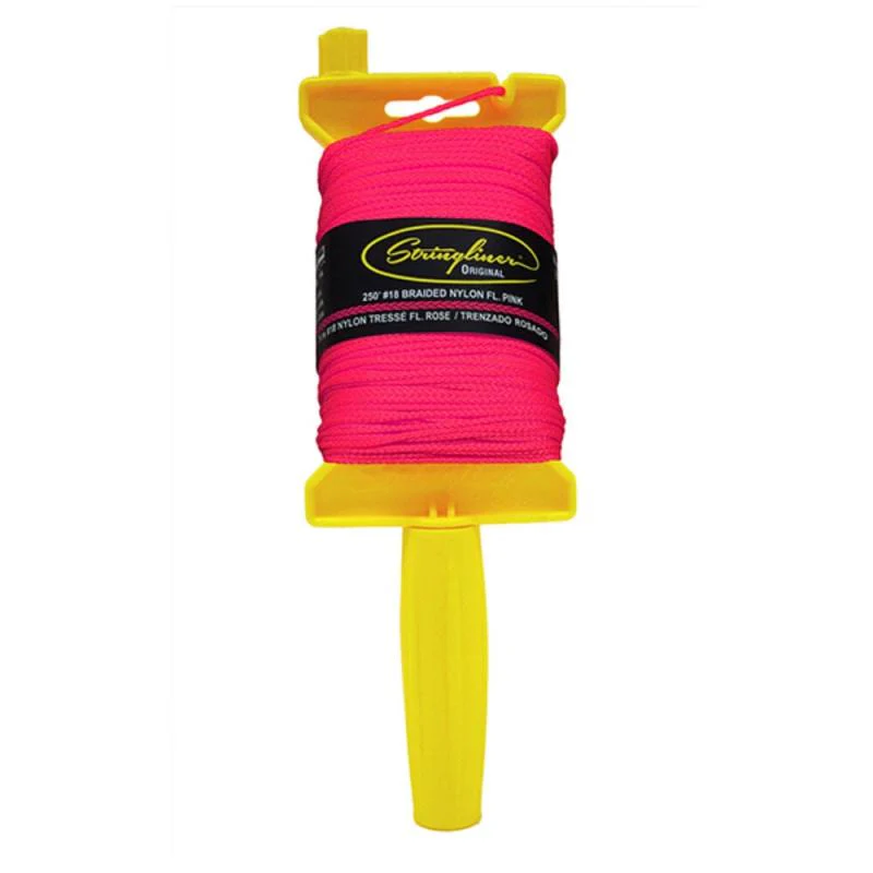 US Tape 11462 Stringliner Original Mason’s Line Reels Fluorescent Pink – 250 Feet