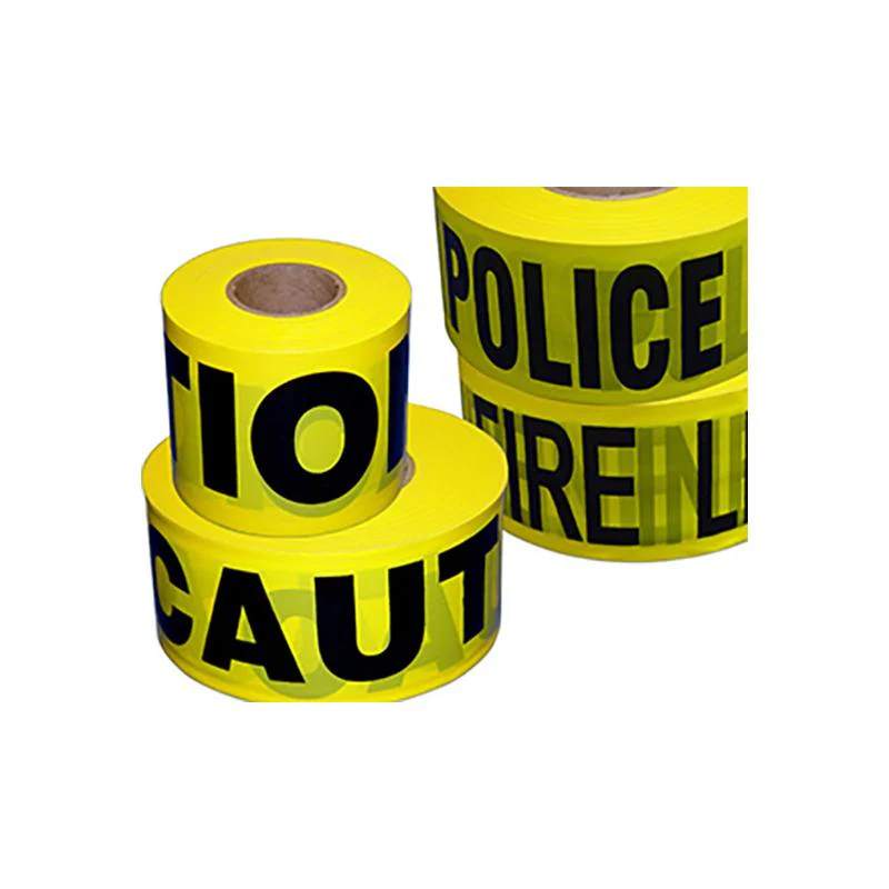 US Tape 16947 Barricade Tape 1000 Feet Yellow Caution Cuidado Tape 2 mil