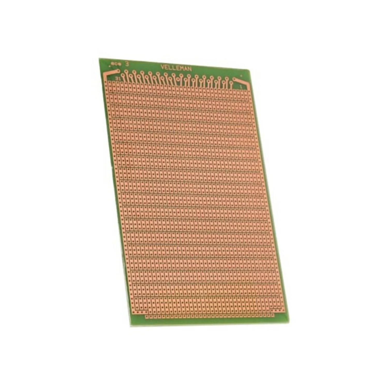 Velleman B/ECS3 Eurocard 3-hole Island - 100x160mm - Fr4 (25pcs/box) - Image 2