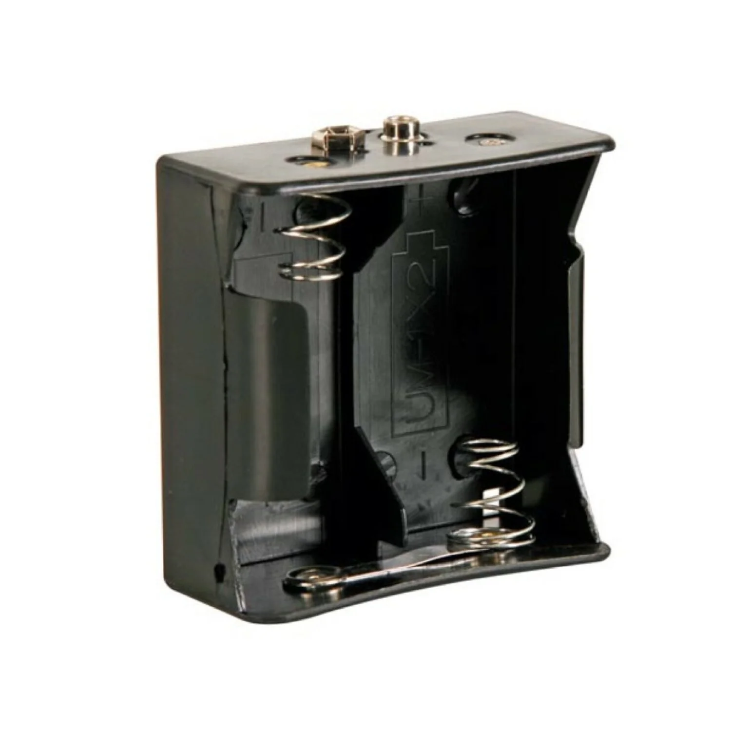 Velleman BH121B Battery Holder For 2 X D-cell (with Snap Terminals)