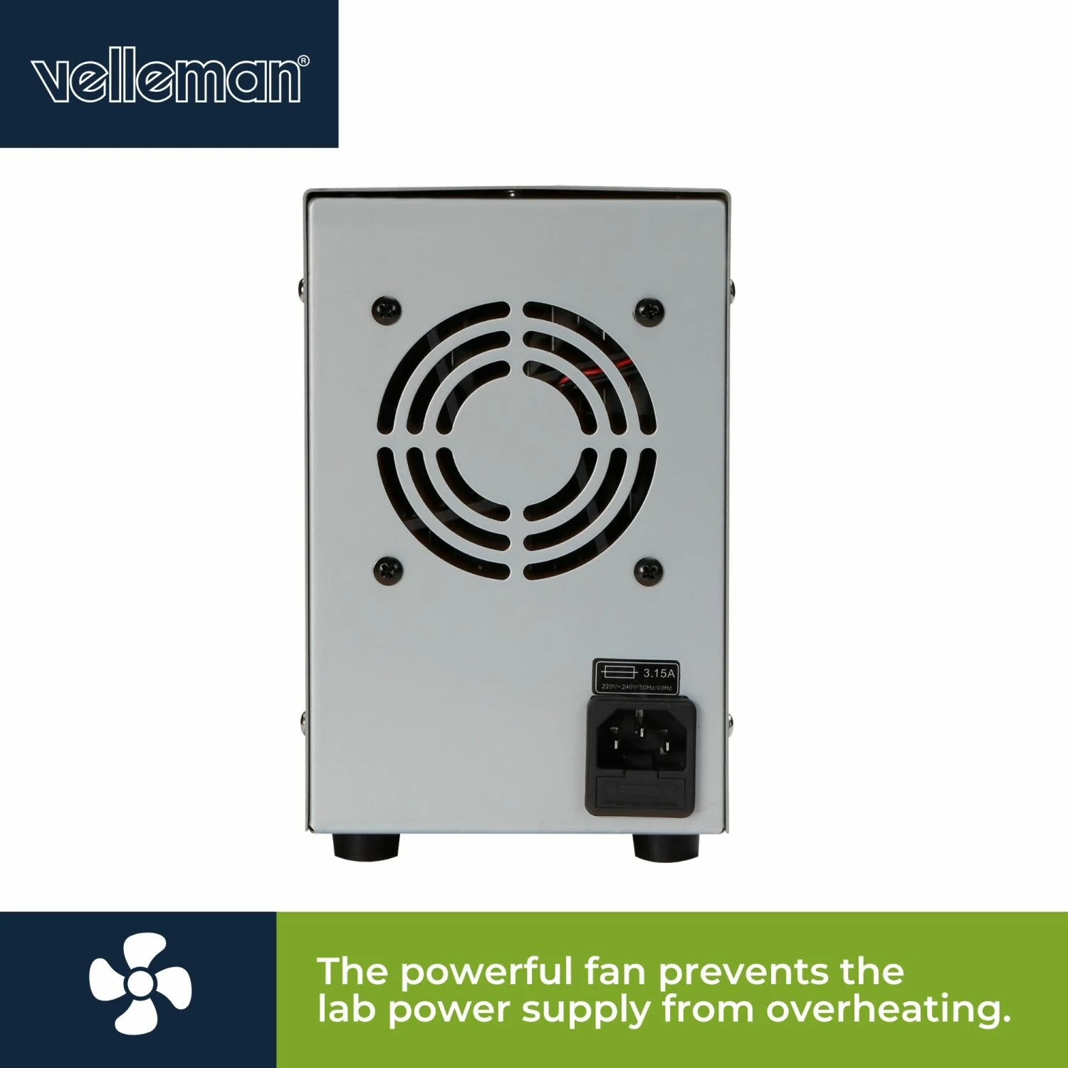 Velleman LABPS3005N Dc Lab Power Supply 0-30 Vdc / 0-5 A Max With Dual Led Display - Image 9
