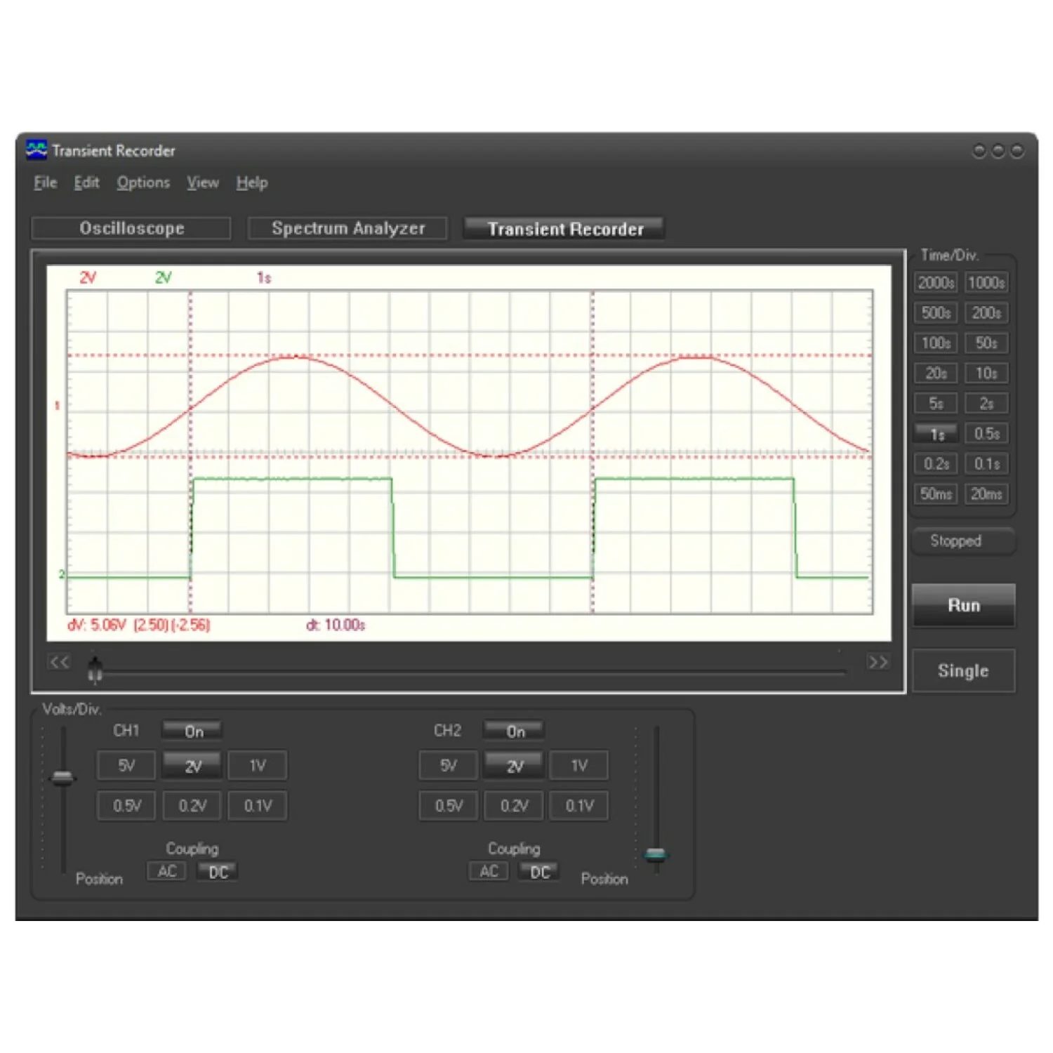 Velleman PCSU02 Mini PC oscilloscope, 2 channels, with USB connection - Image 4