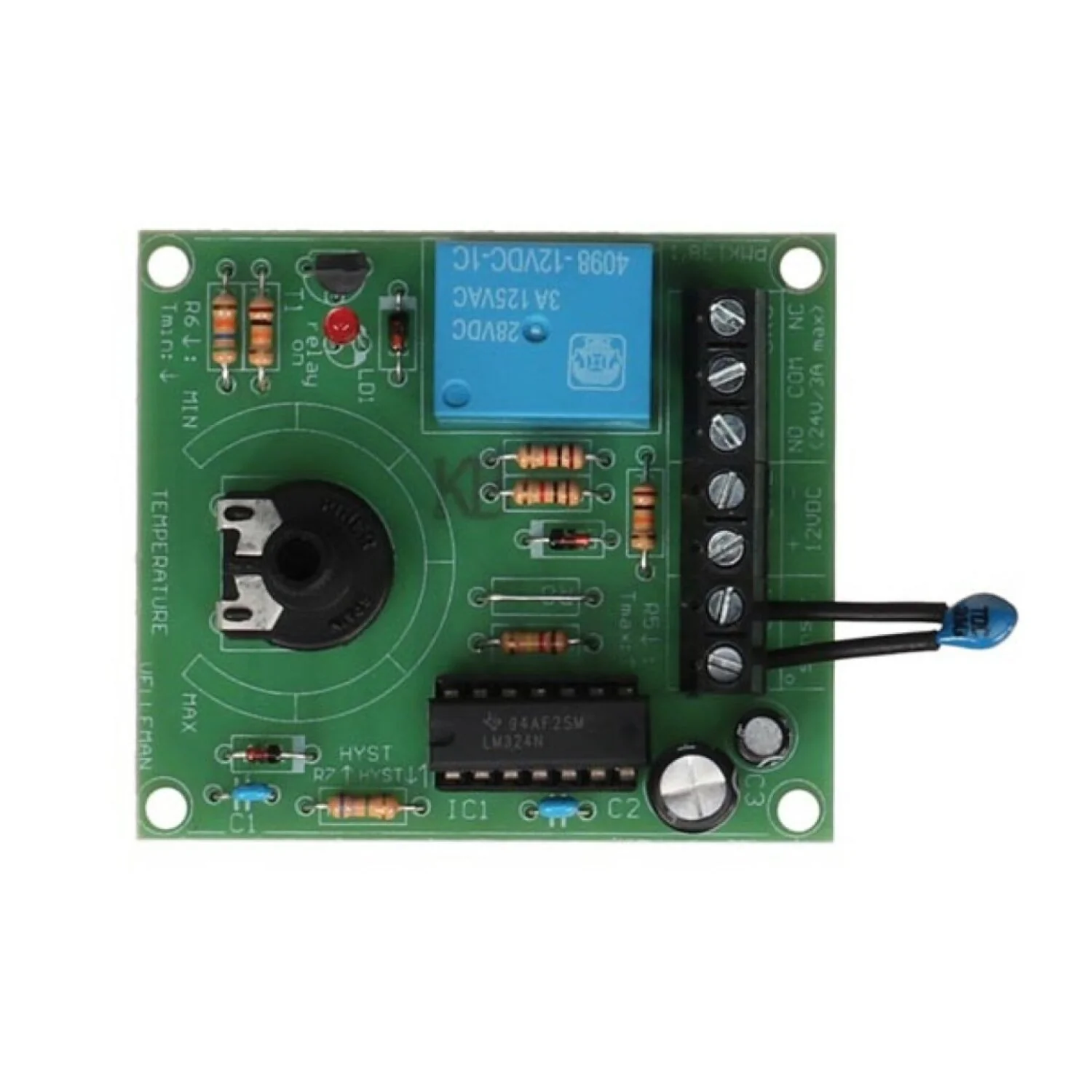 Velleman WMHA137 Thermostat Module 5 - 30°c (41 - 86°f) - Image 2