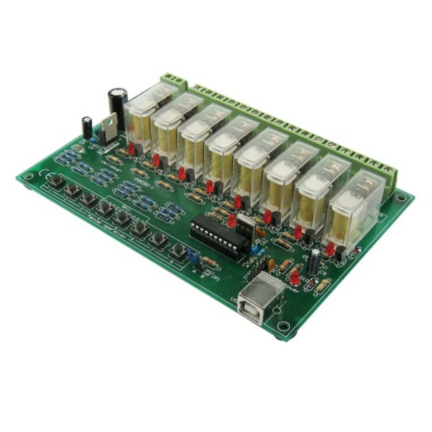 Velleman WMI8090 8-channel Usb Relay Card - Image 2