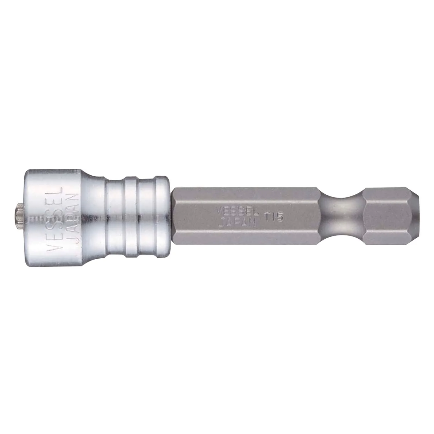 Vessel B35MMBCT1549HP1 Power Bit 1/4" Hex B, T15x49H with Slim Magnet Screw Catcher