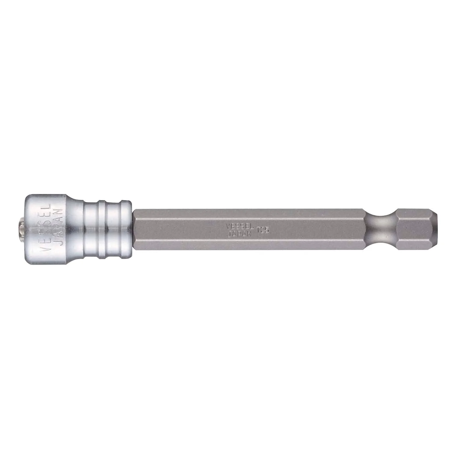 Vessel B35MMBCT2570HP1 Power Bit 1/4" Hex B, T25x70H with Slim Magnet Screw Catcher