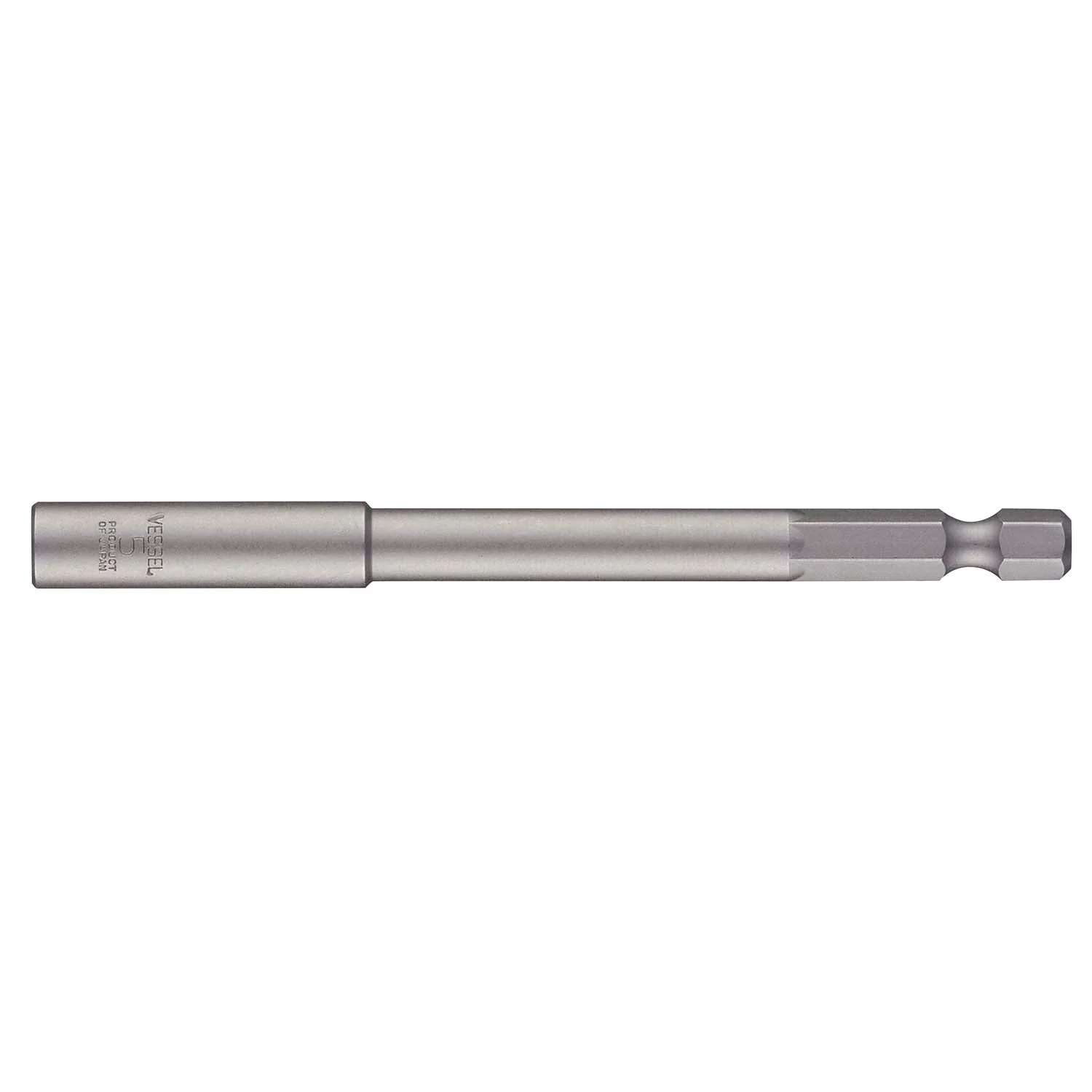 Vessel MB45AF5100P1 Power Bit 1/4" Hex B, A/F5x100 Nutsetter with Press-Fit Magnet