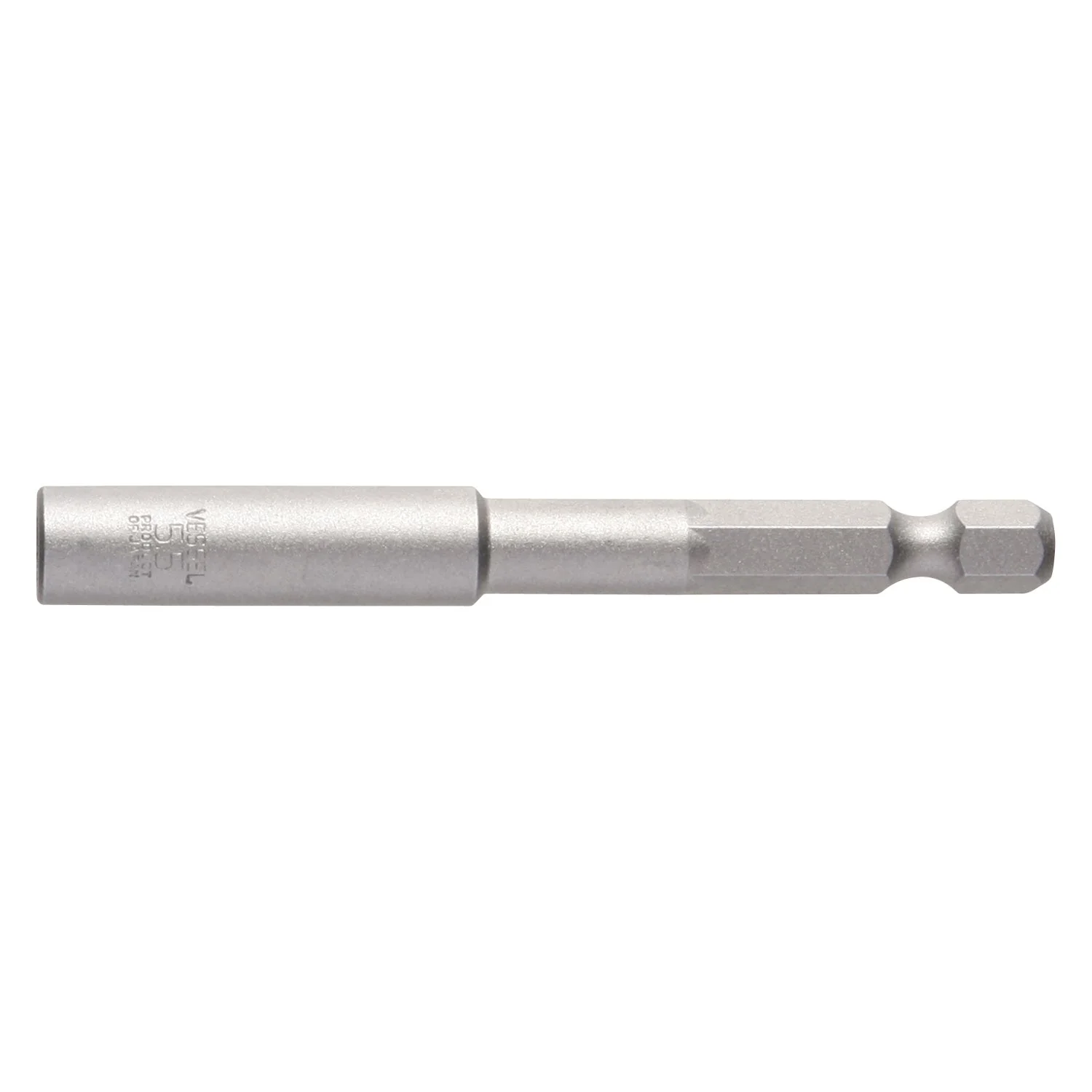 Vessel MB45AF5550P1 Power Bit 1/4" Hex B, A/F5.5x50 Nutsetter with Press-Fit Magnet
