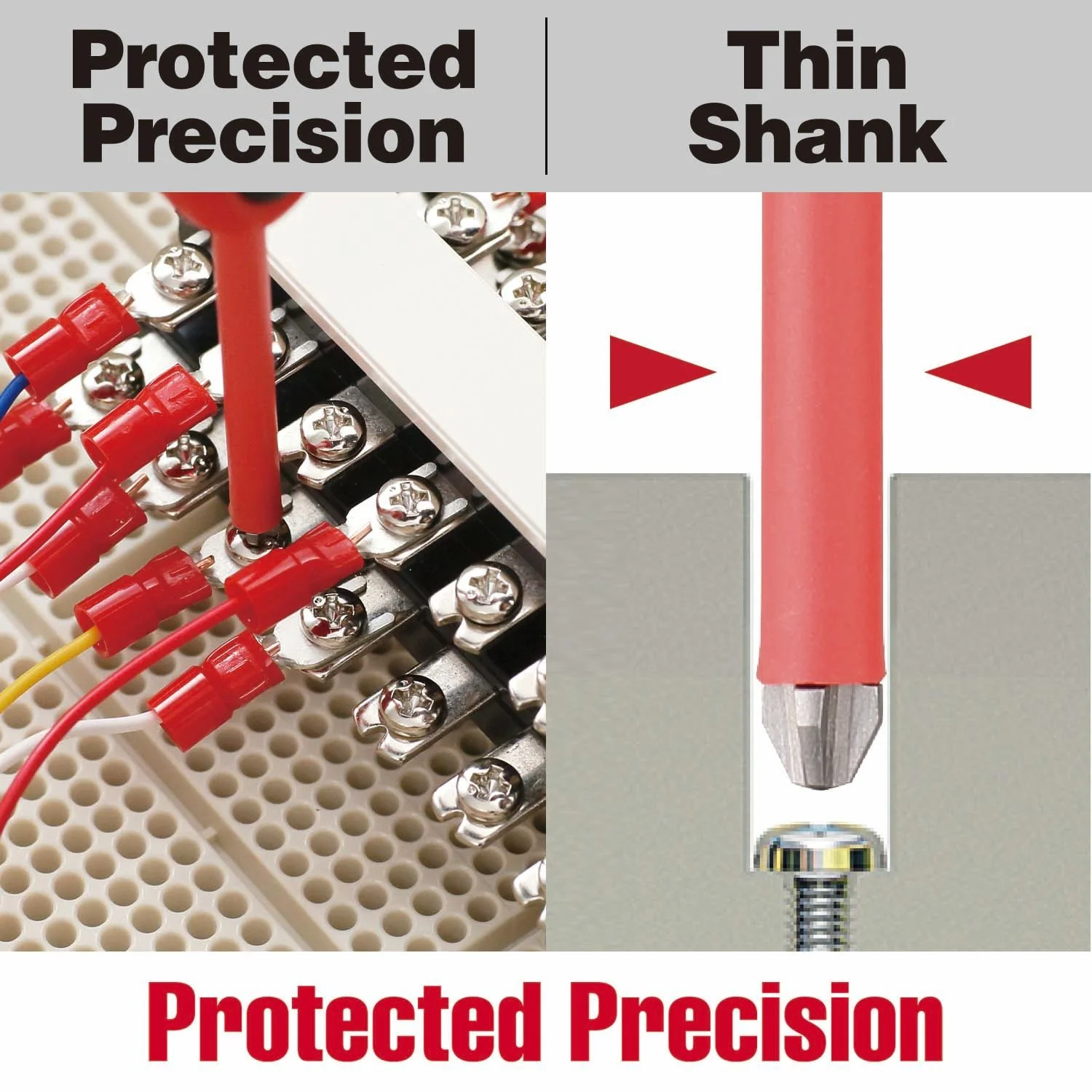 Vessel Tools IBC5P01 IMPACT BALL Torsion Bit with Coated Tube 5PC. Set (+) 1,2,3 / (-) SL6 / SQ2 x 4″ (100 mm) - Image 2