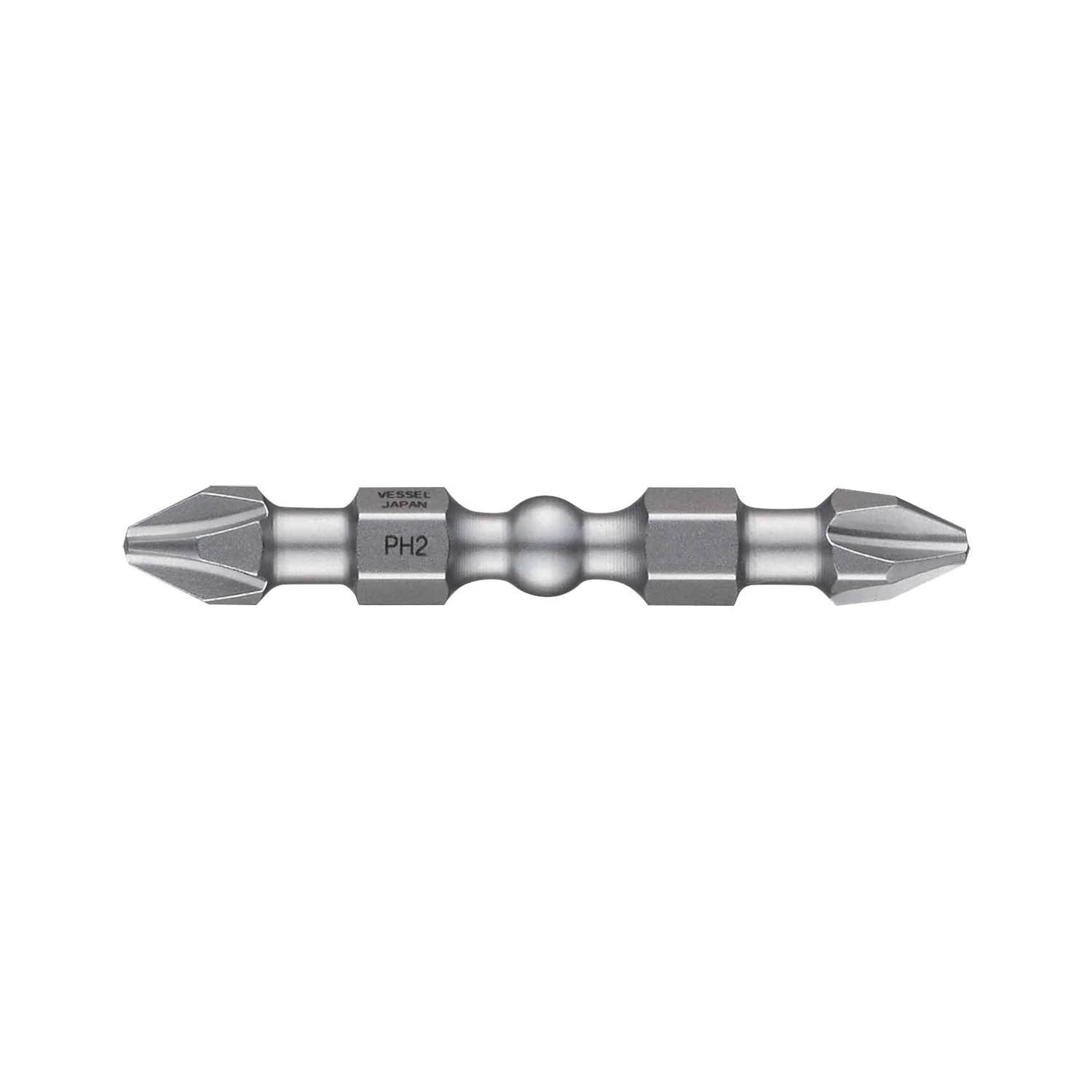 Vessel Tools IBDEPH250P5 IMPACT BALL Double-Ended Torsion Bit (PH2 x 50 mm, 5 pcs.) - Image 2