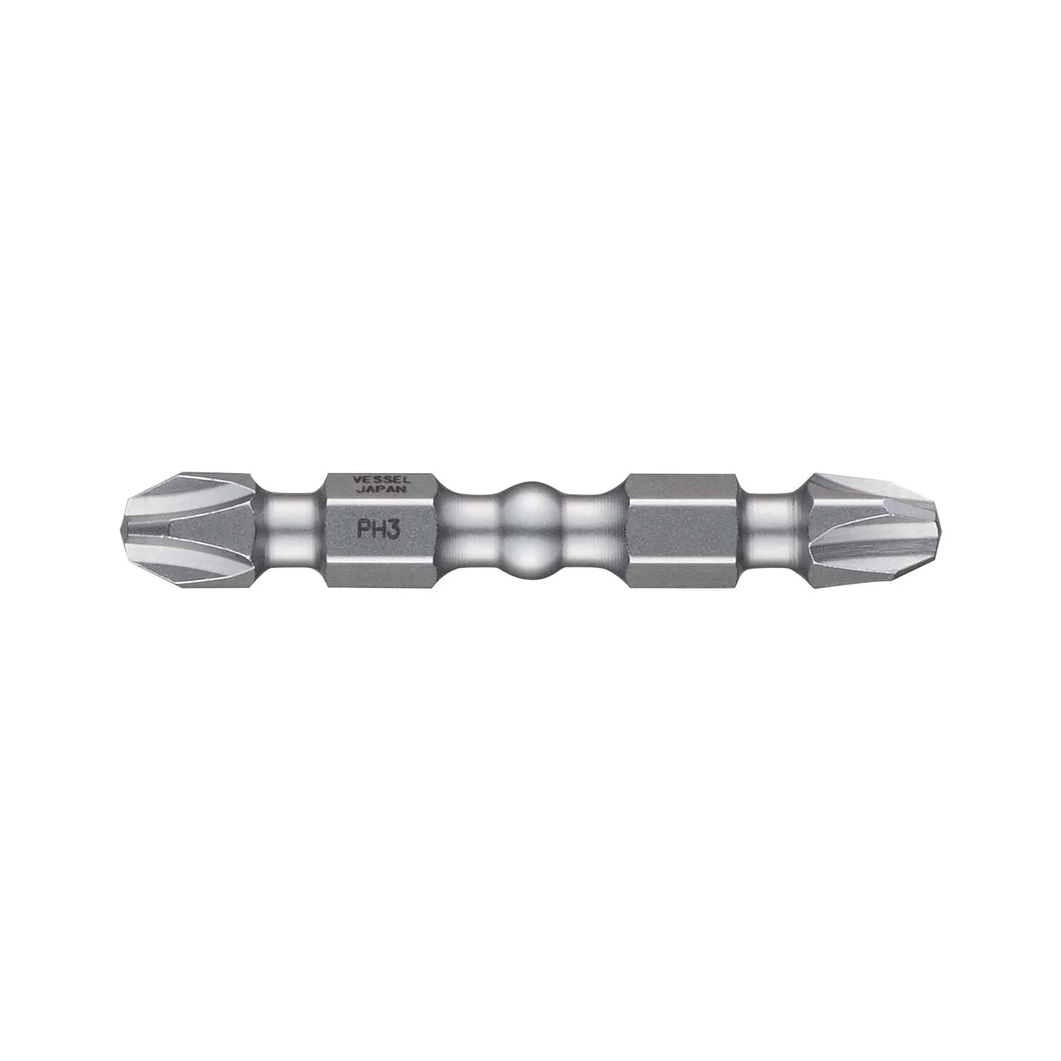 Vessel Tools IBDEPH350P2 IMPACT BALL Double-Ended Torsion Bit (PH3 x 50 mm, 2 pcs.) - Image 2