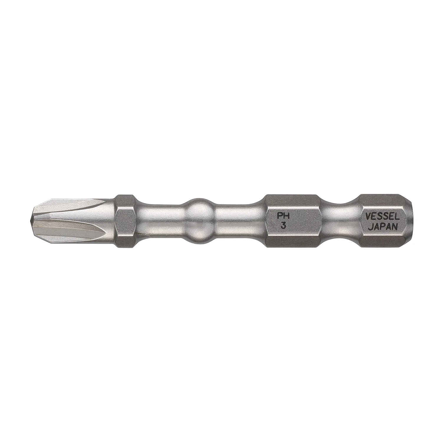 Vessel Tools IBPH350P2 IMPACT BALL Torsion Bit (PH3 x 50 mm, 2 pcs.) - Image 2