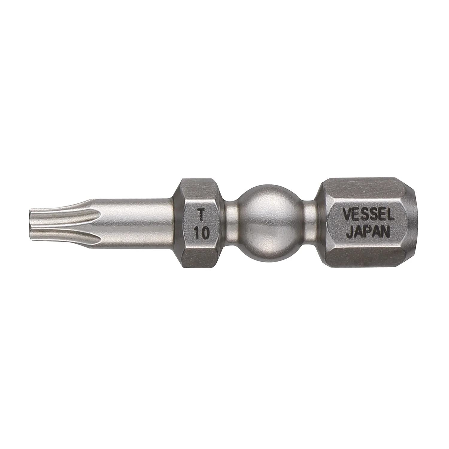 Vessel Tools IBTX1030P2 IMPACT BALL Torsion Bit (T10 x 30 mm, 2 pcs.) - Image 2