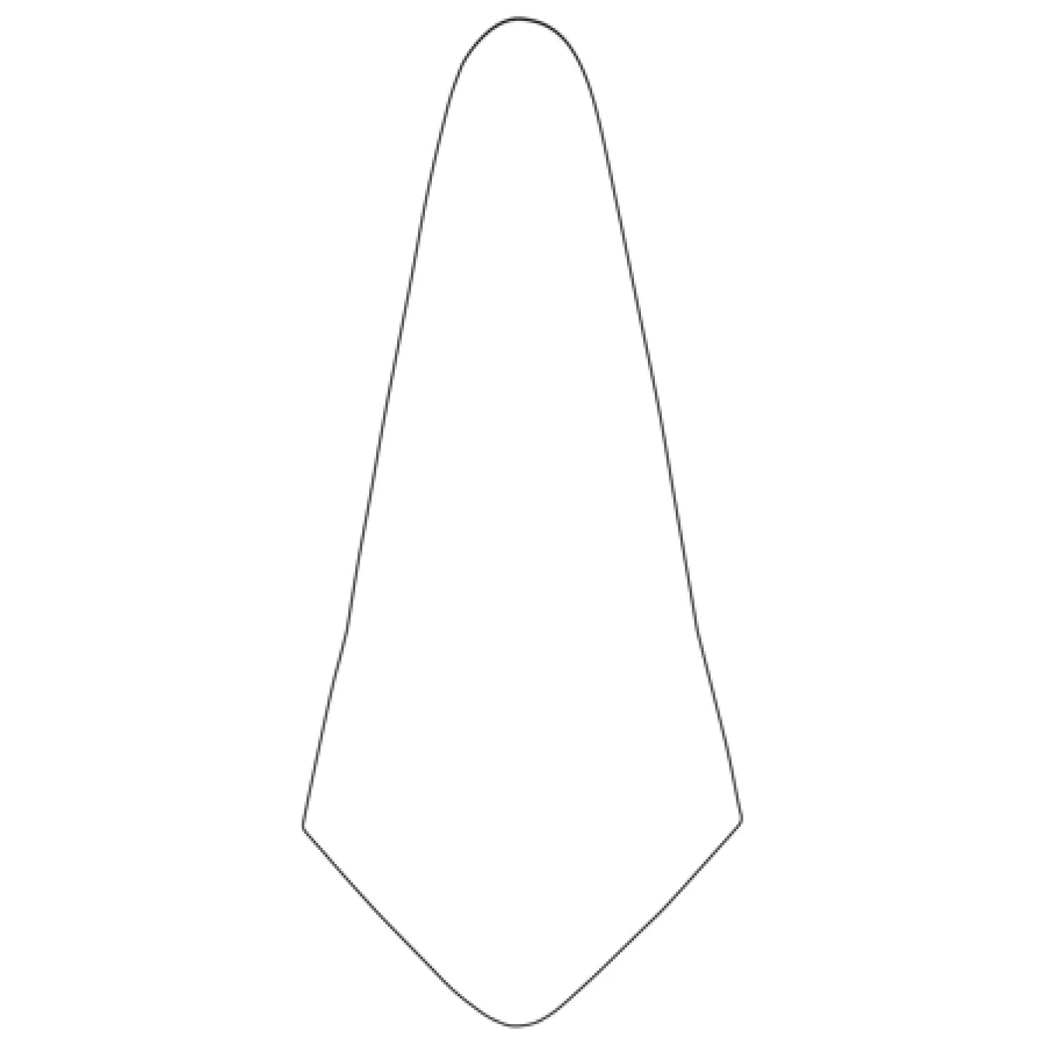 W.Rose RO118-10 10" Gauging Trowel with 5" Wood Handle - Image 2
