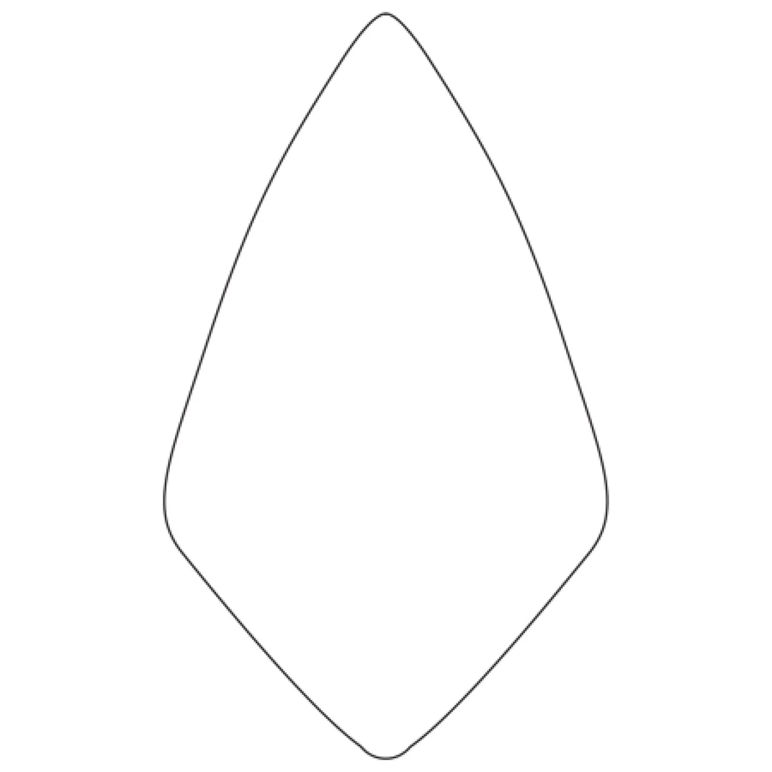 W.Rose RO1412-10-PK2 10” Wide London Brick Trowel with Plastic Handle - Image 2