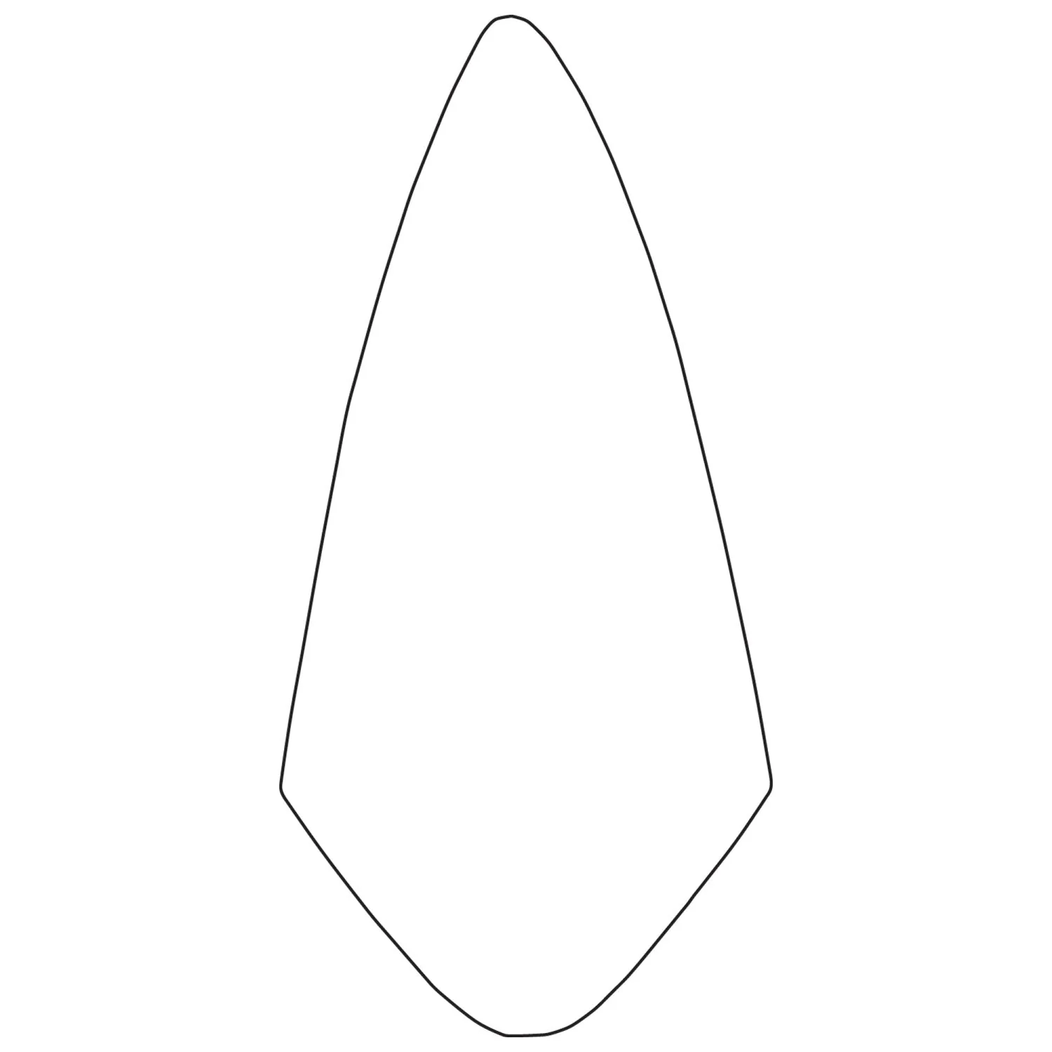 W.Rose RO50W 7” Brick Weight Large Tang Pointing Trowel with Wood Handle - Image 2