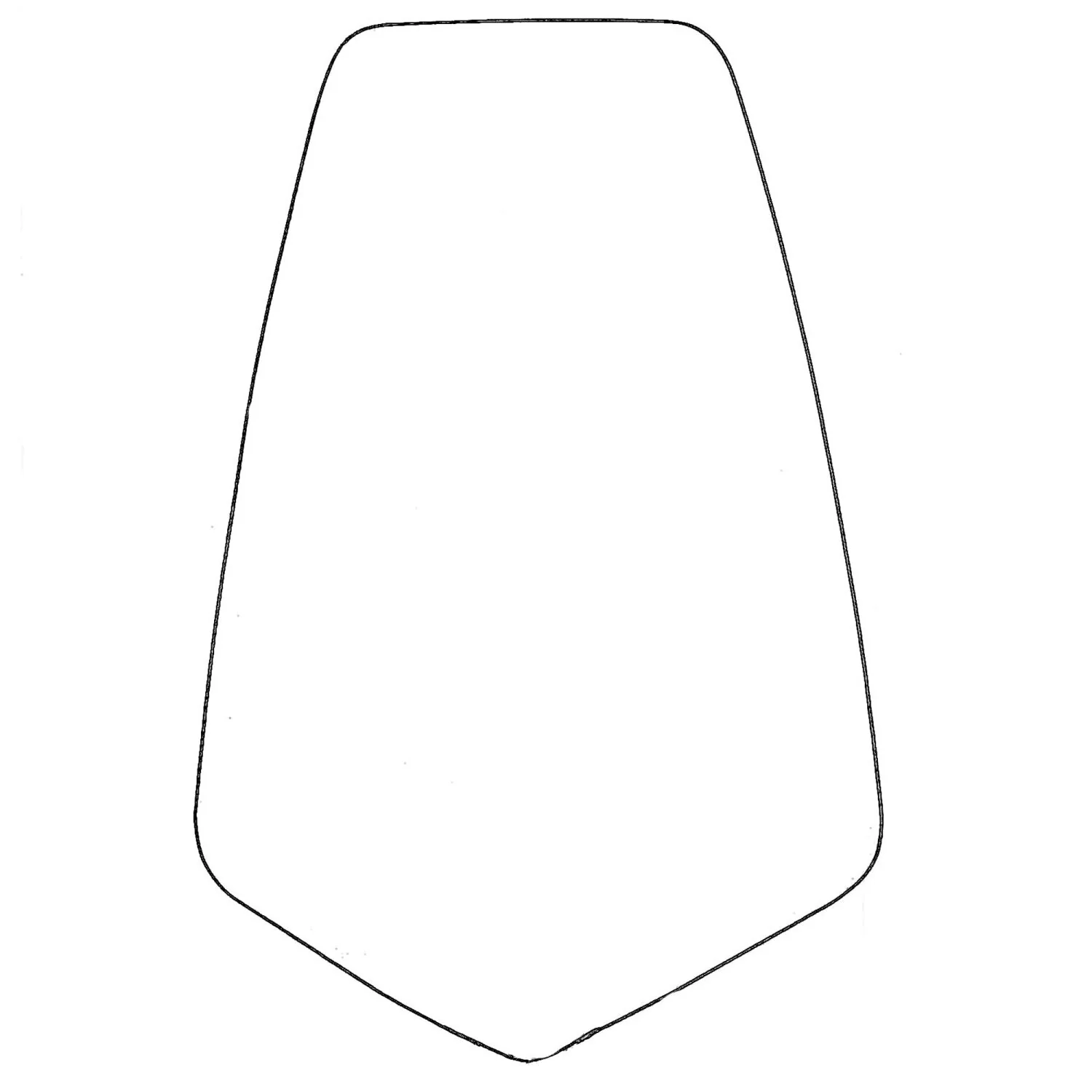 W. Rose RO6302 7-1/2” Mud Trowel with 6" Wood Handle - Image 2