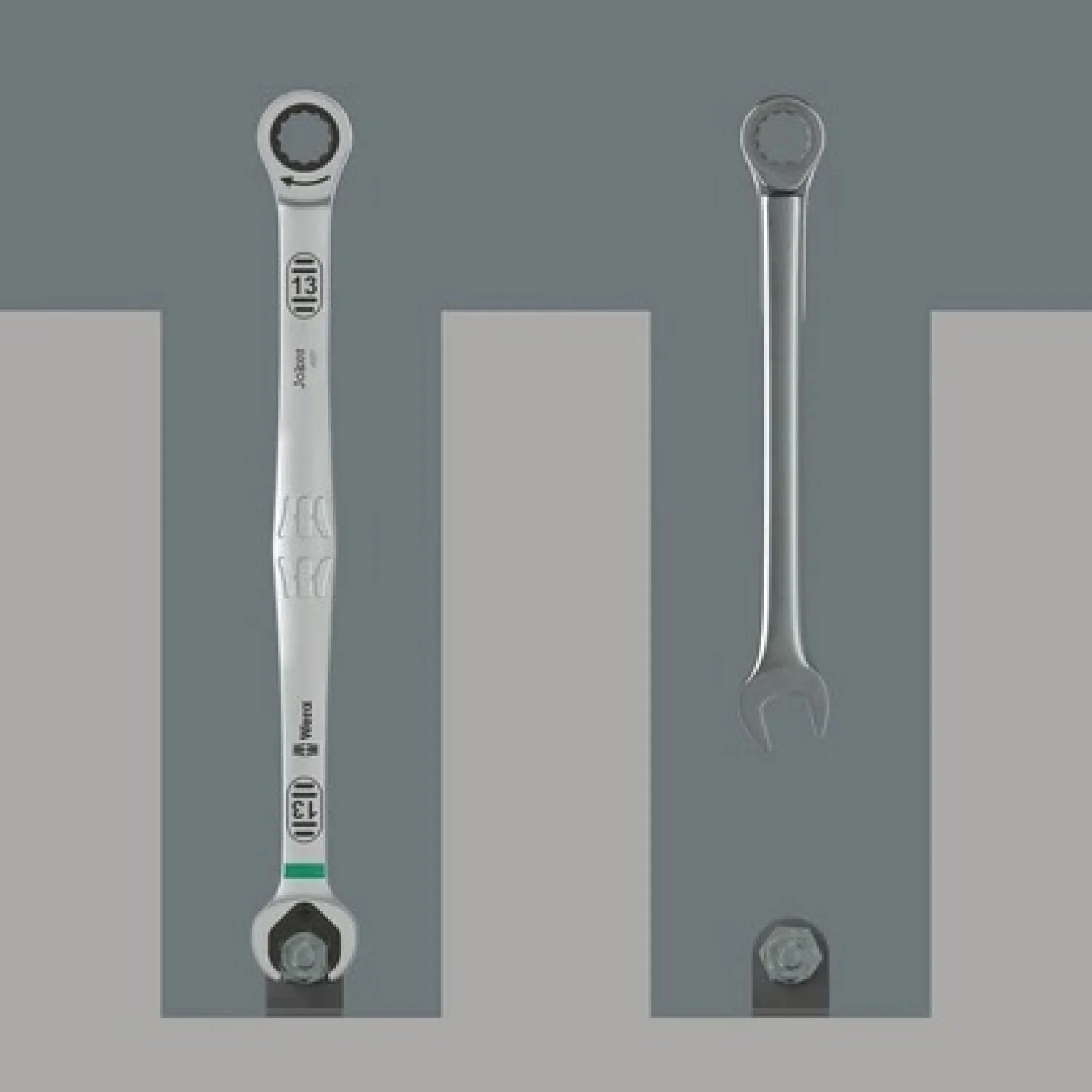 Wera 05020357001 6007 Joker Sb Ring Ratchet Spanner, Long Design, 14 X 265 Mm - Image 9