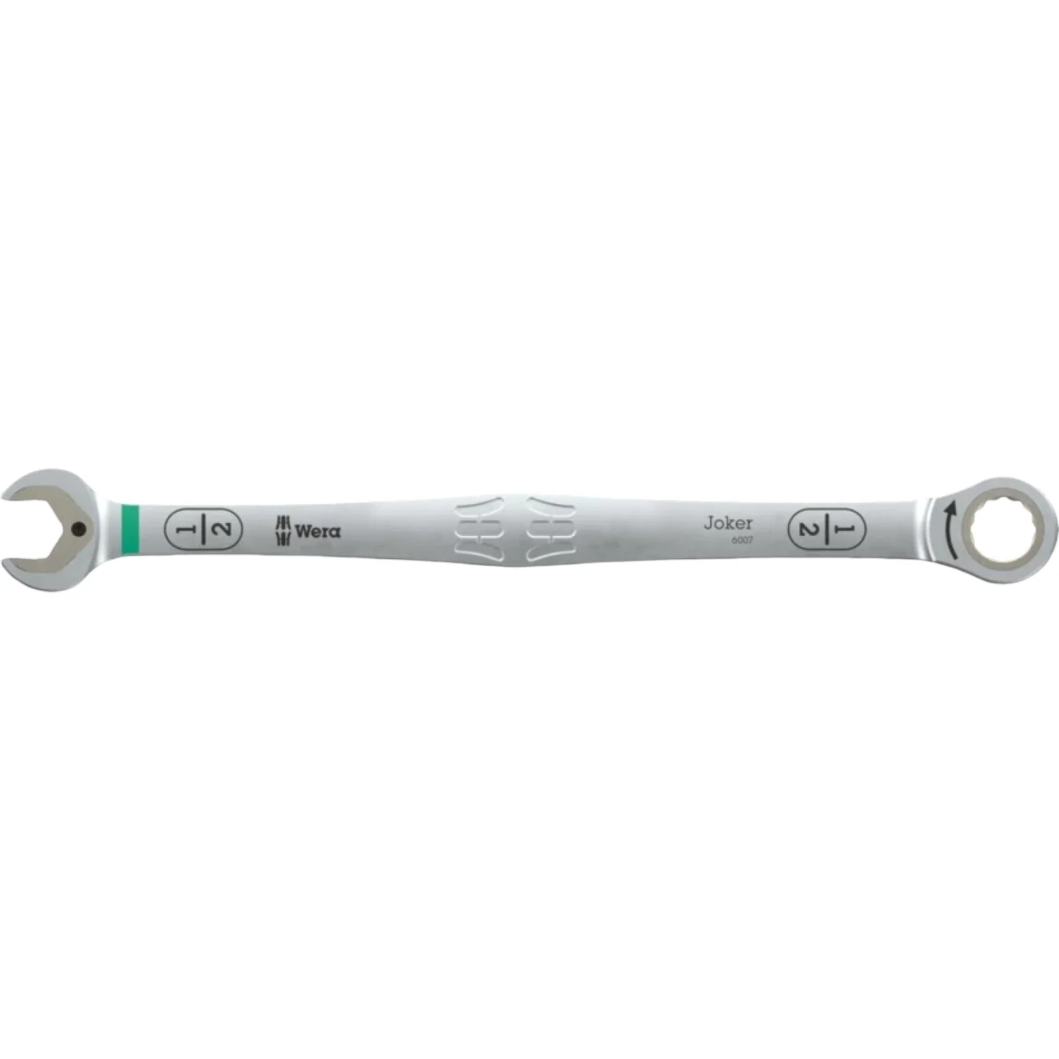 Wera 05020364001 6007 Joker Ratcheting Combination Spanner Sb, Long Design, Imperial, 1/2" X 245 Mm