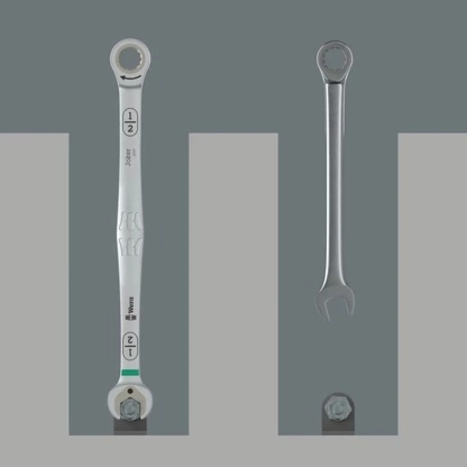 Wera 05020365001 6007 Joker Ratcheting Combination Spanner Sb, Long Design, Imperial, 9/16" X 265 Mm - Image 3