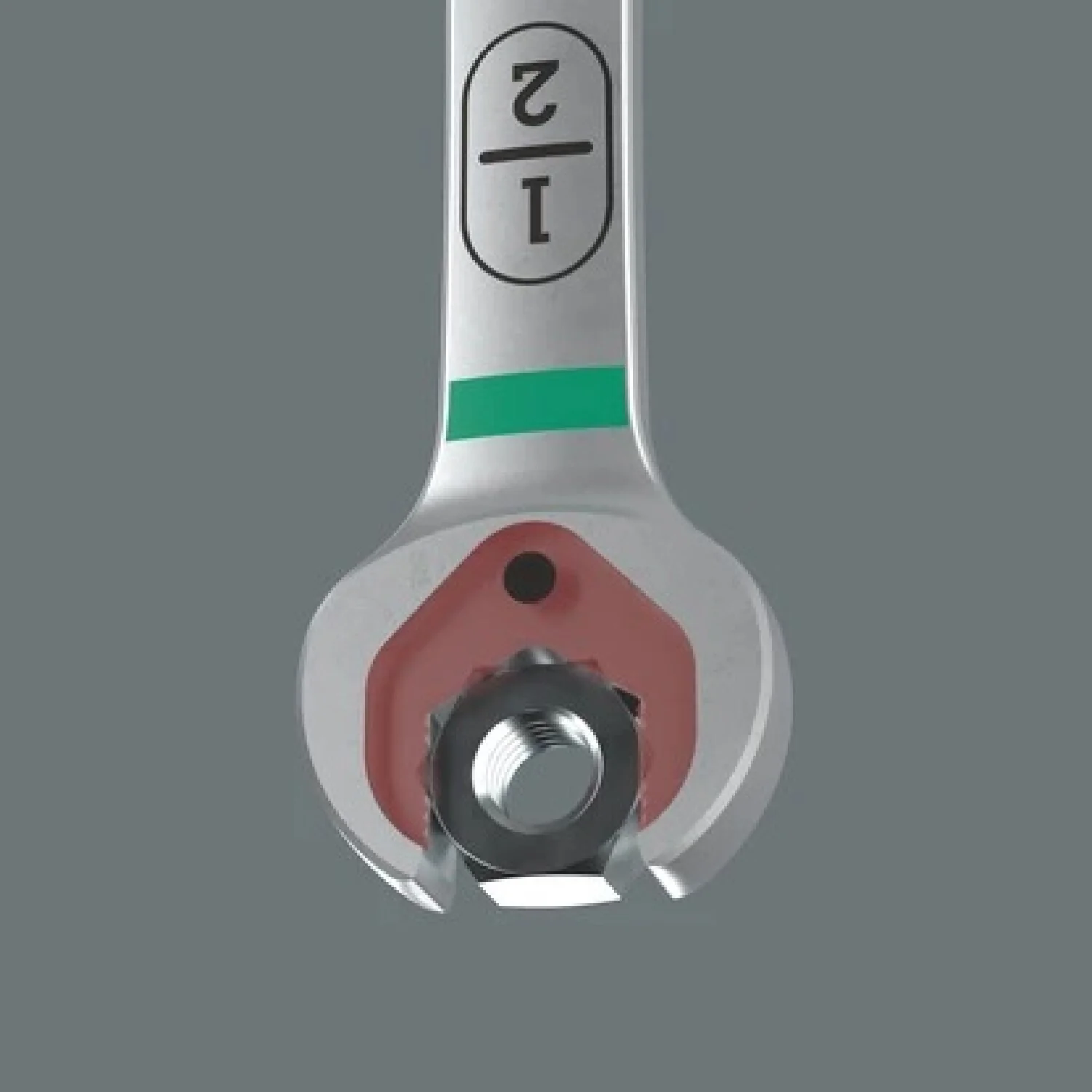 Wera 05020368001 6007 Joker Ratcheting Combination Spanner Sb, Long Design, Imperial, 3/4" X 334 Mm - Image 3