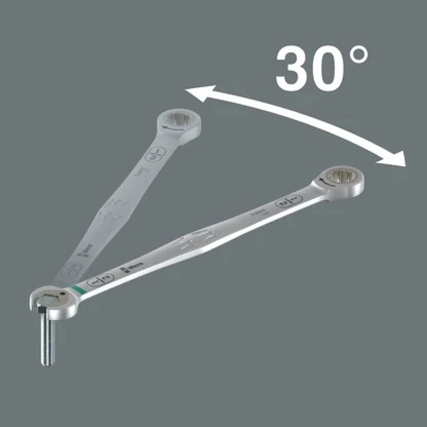 Wera 05020368001 6007 Joker Ratcheting Combination Spanner Sb, Long Design, Imperial, 3/4" X 334 Mm - Image 5