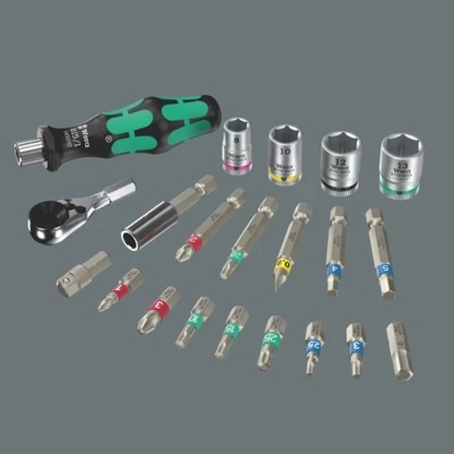 Wera 05049030001 Tool-Check Modular Motorcycle 1, 21 Pieces - Image 2