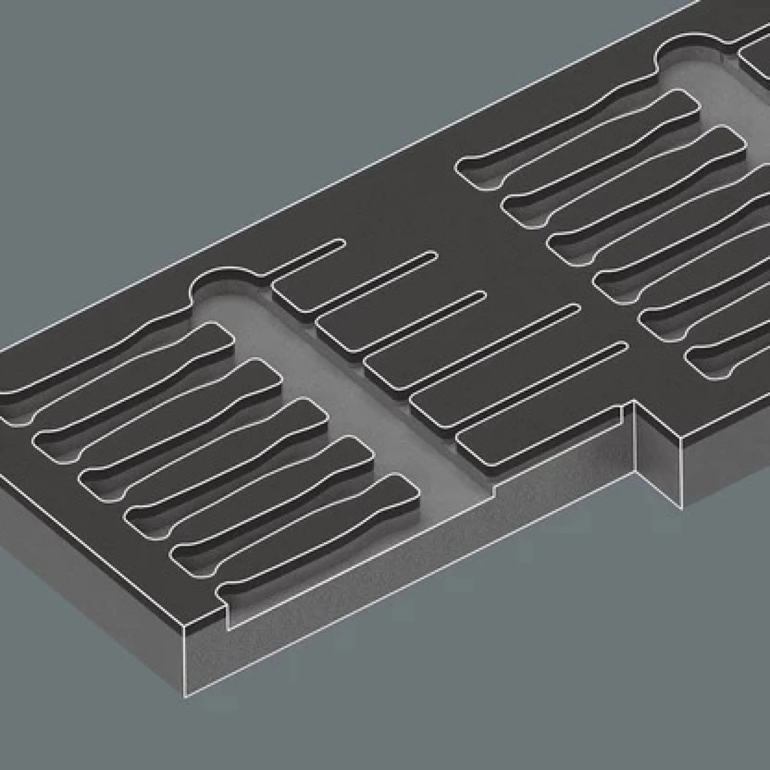 Wera 05137318001 9816 Foam insert Kraftform Micro screwdriver set 2, without tools - Image 3