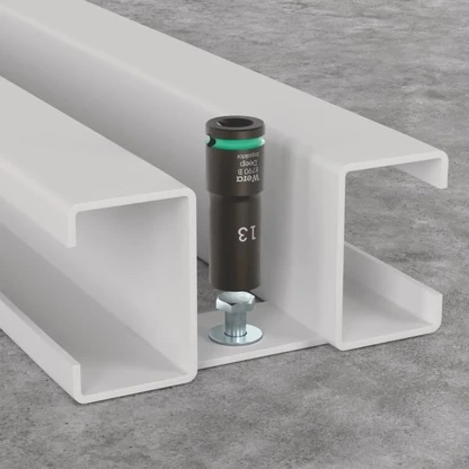 Wera 05150118001 9728 Foam insert Zyklop B 3/8" Impaktor Deep socket set 1, 15 pieces - Image 4