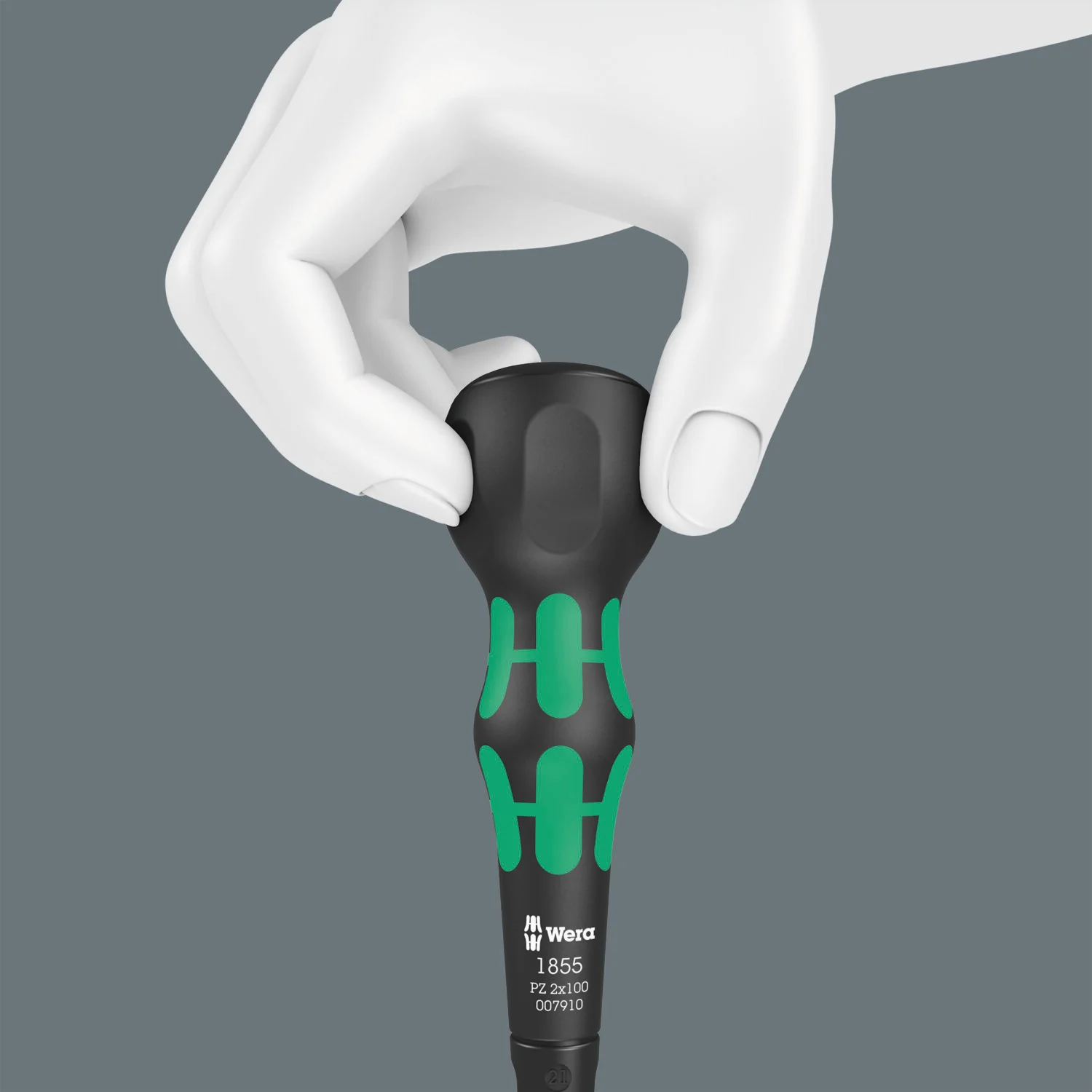 Wera 1855 PZ Kraftform Ball-Grip Pozidriv-Head Screwdriver, PZ2 x 100 mm - Image 5