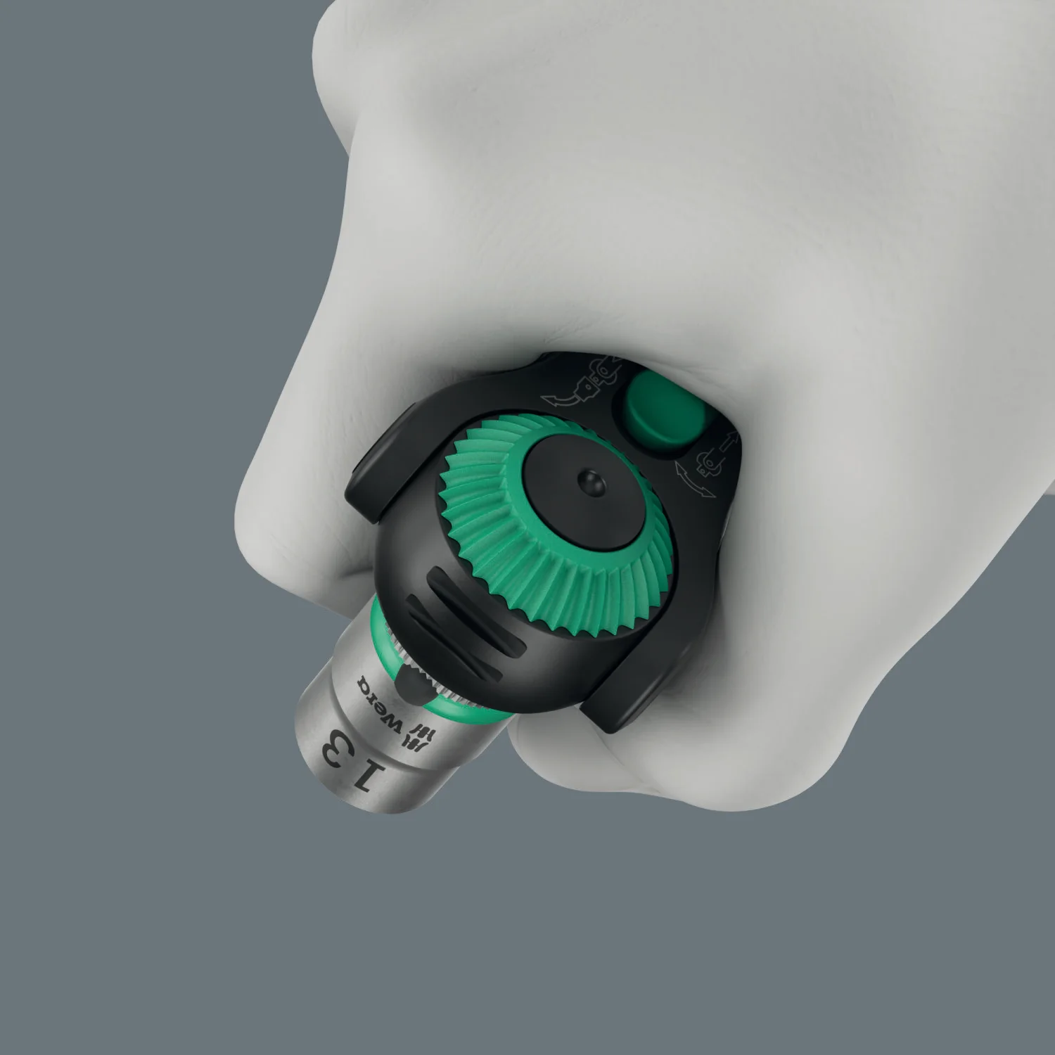 Wera 8000 A Black Edition Zyklop Speed Ratchet with 1/4" Drive - Image 5