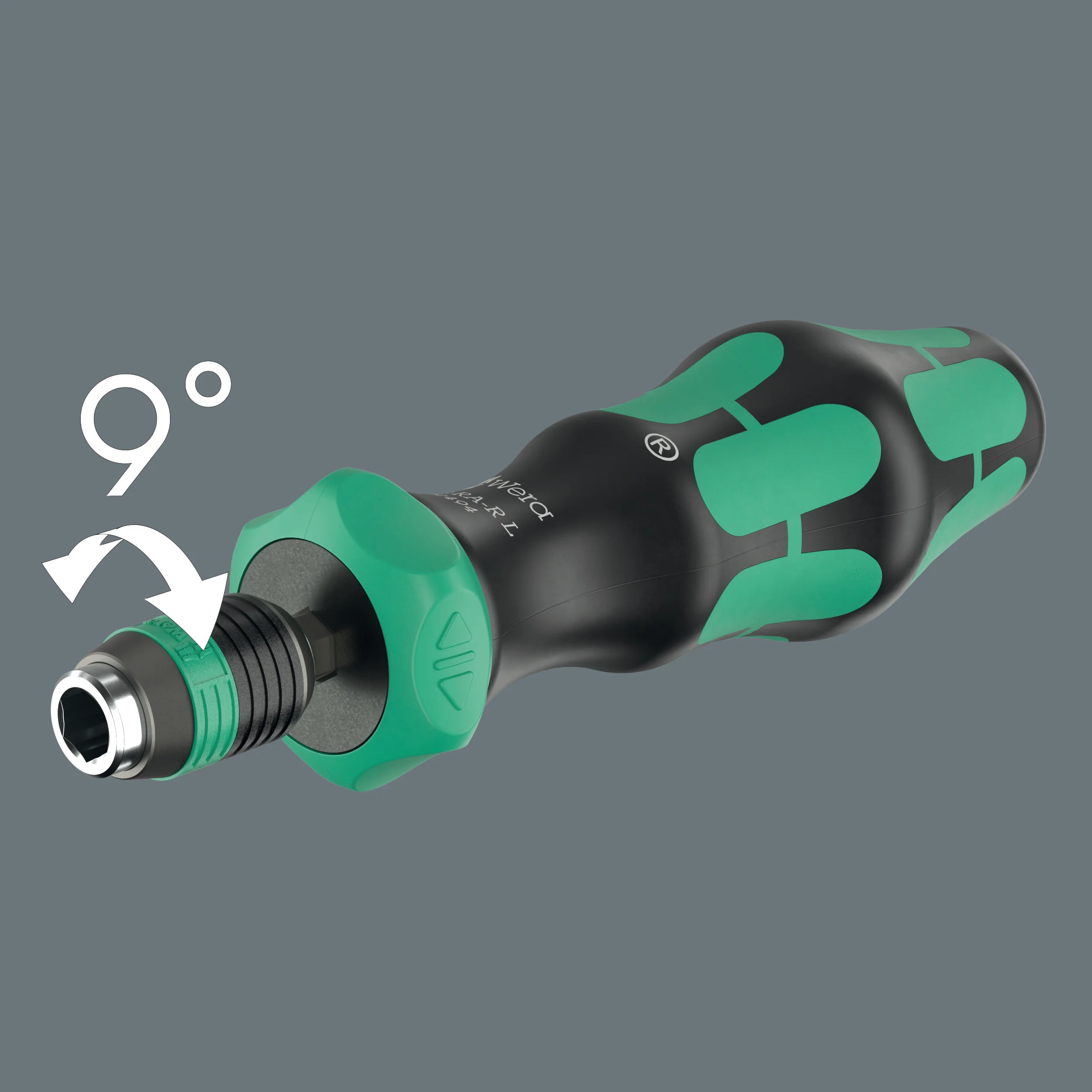 Wera 838 RA-R L Bitholding screwdriver with ratchet functionality, 1/4" - Image 2